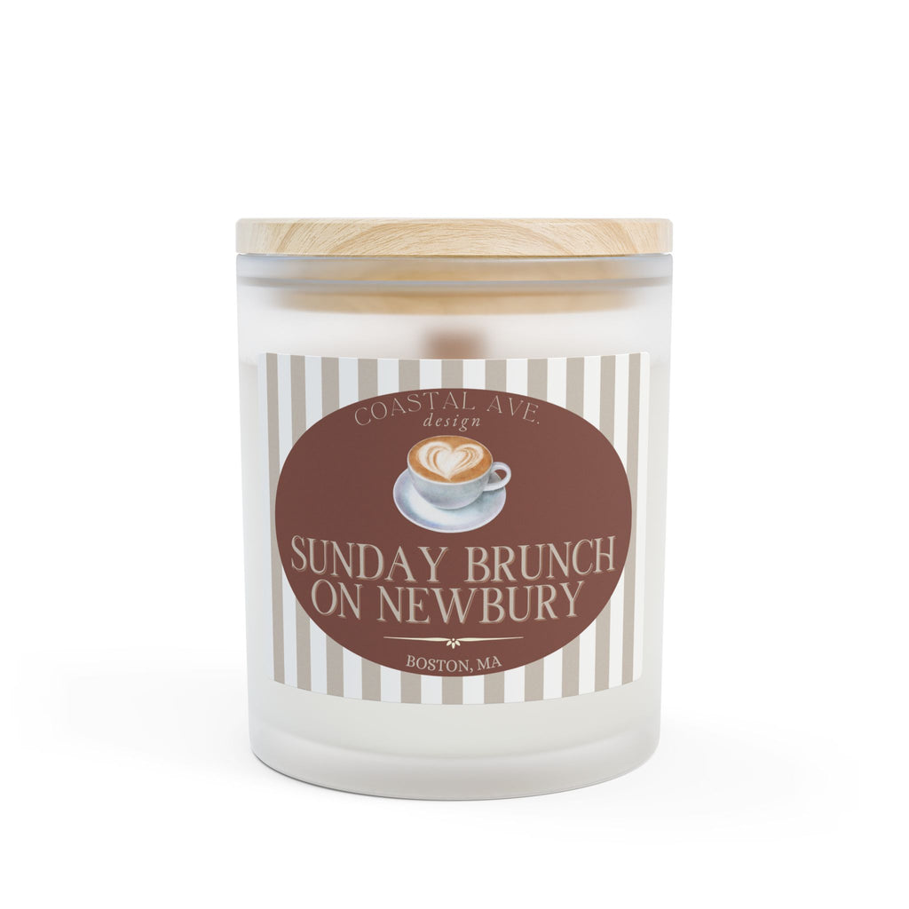 Sunday Brunch on Newbury, Boston, MA Wood Wick Candle