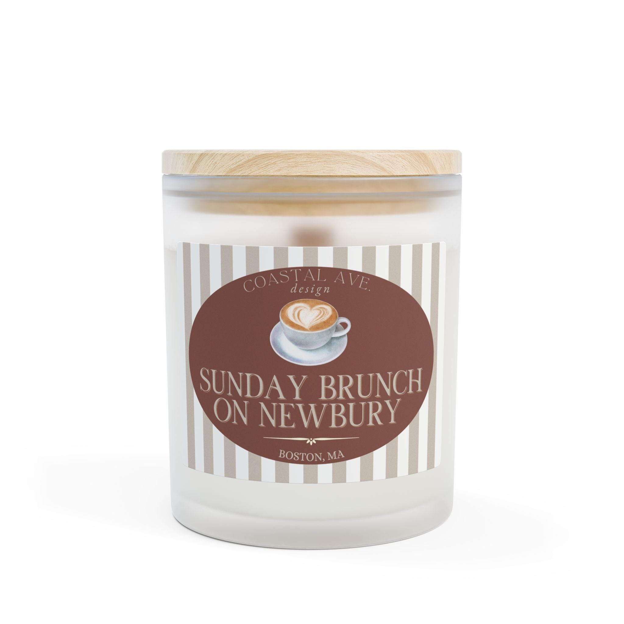 Sunday Brunch on Newbury, Boston, MA Wood Wick Candle