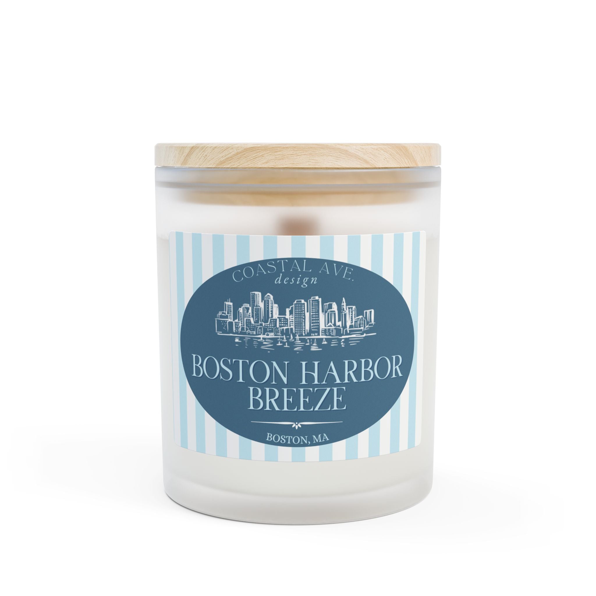 Boston Harbor Breeze, Boston, MA Wood Wick Candle
