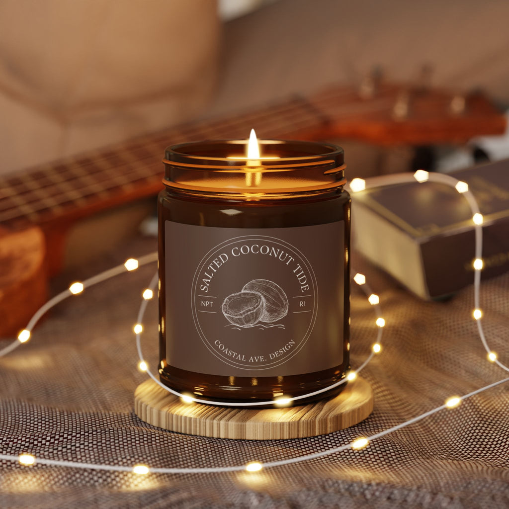 Salted Coconut Tide Candle, Newport RI Fall Candle Series