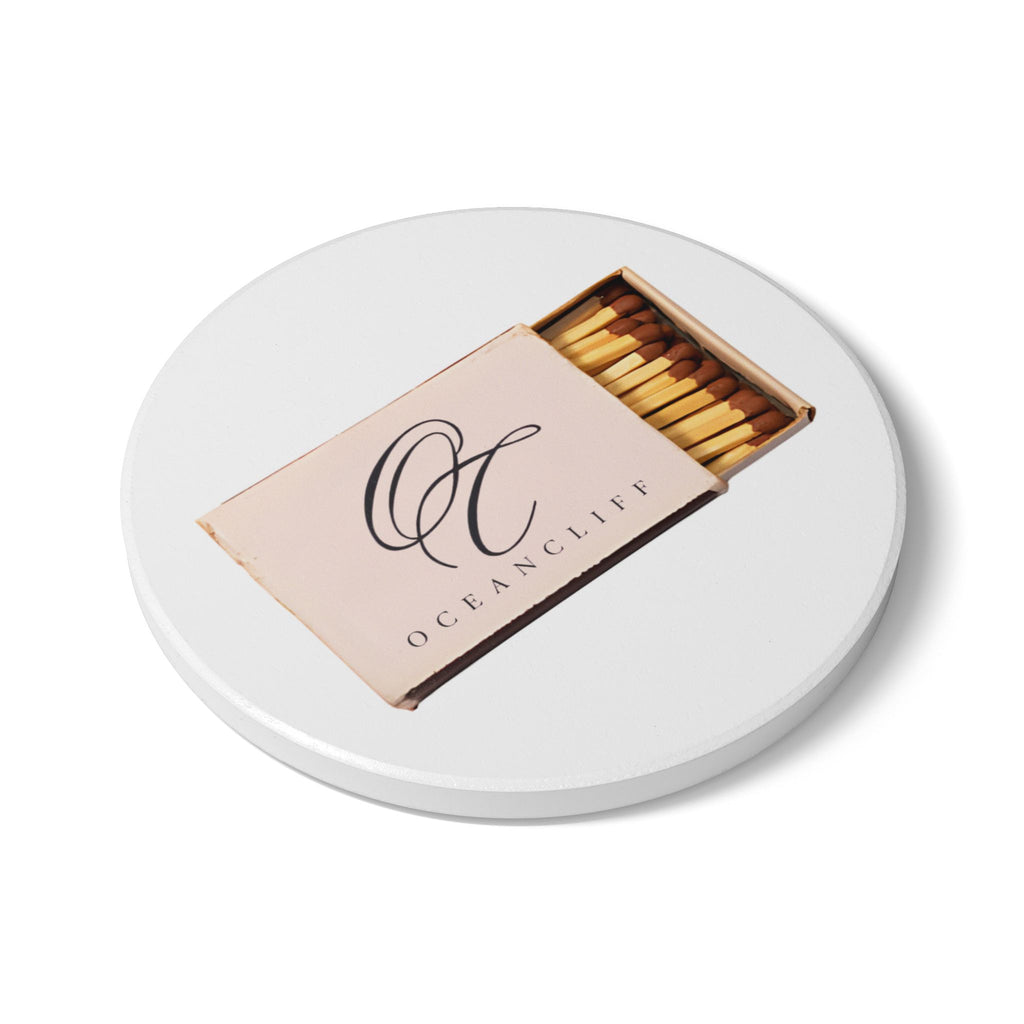 Ocean Cliff, Newport RI Ceramic Matchbox Coaster