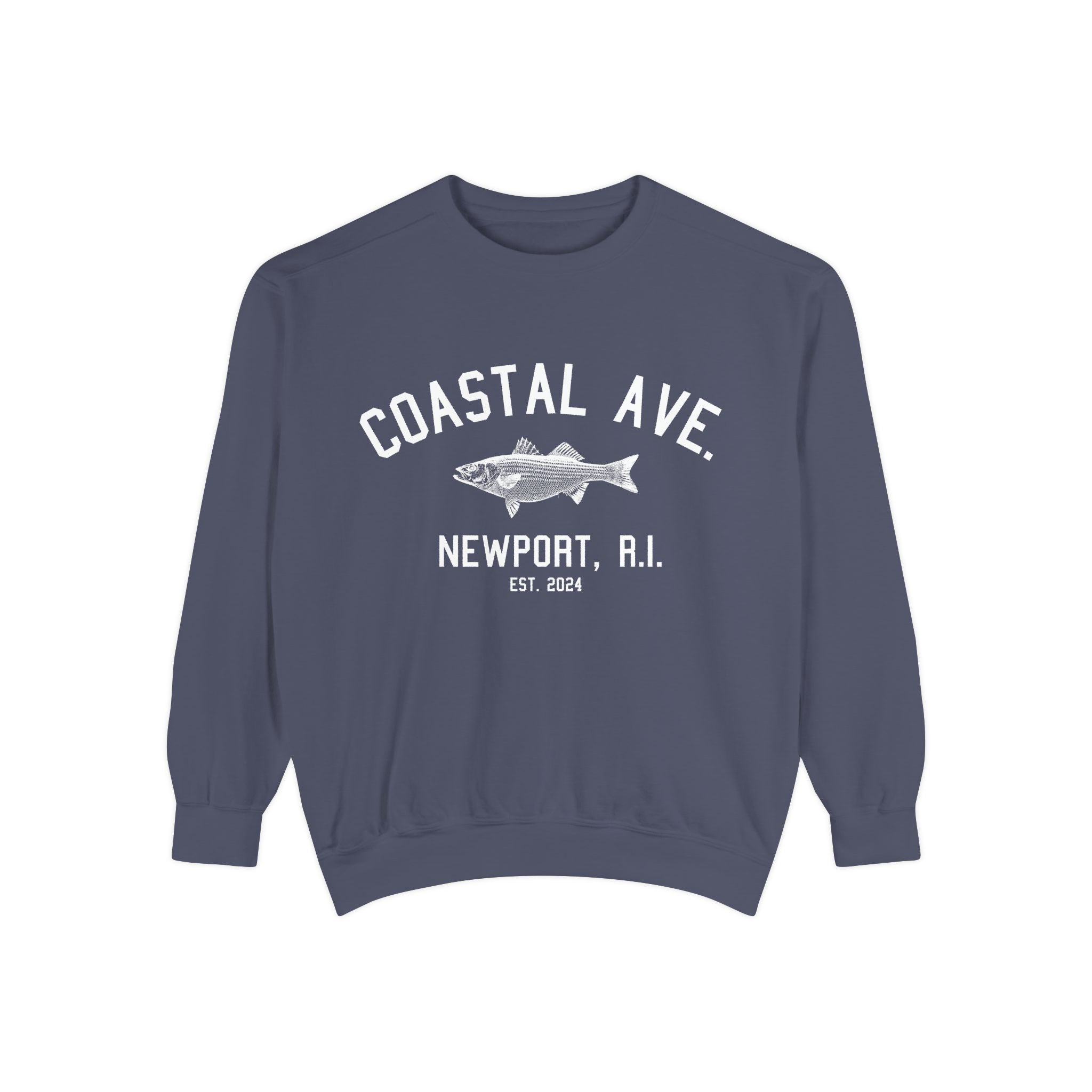 Coastal Ave. Design Newport, R.I. Crew Neck Sweatshirt