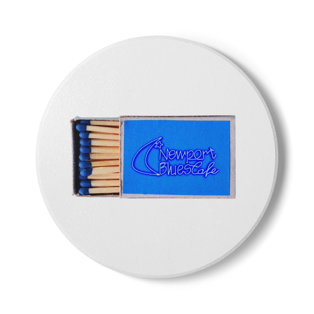 Newport Blues Cafe, Newport RI Ceramic Matchbox Coaster