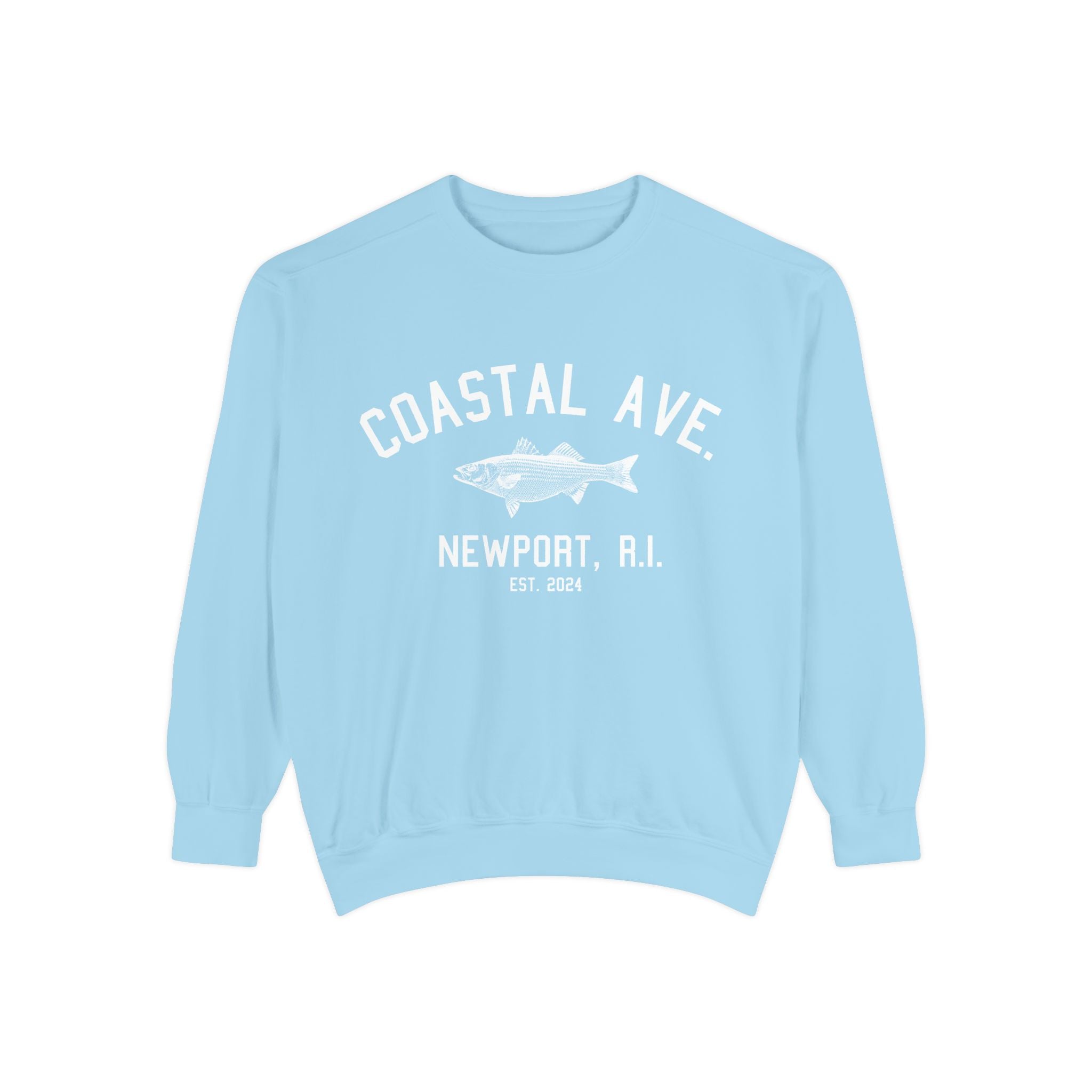 Coastal Ave. Design Newport, R.I. Crew Neck Sweatshirt