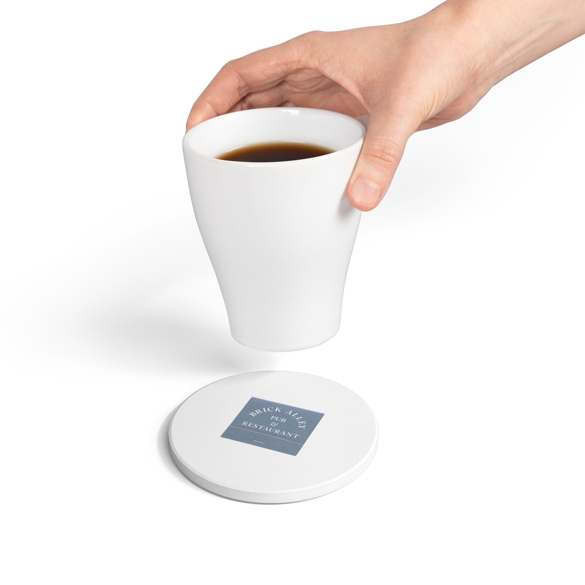 Brick Alley Pub, Newport RI Ceramic Matchbox Coaster, Iconic Newport Restaurant Series