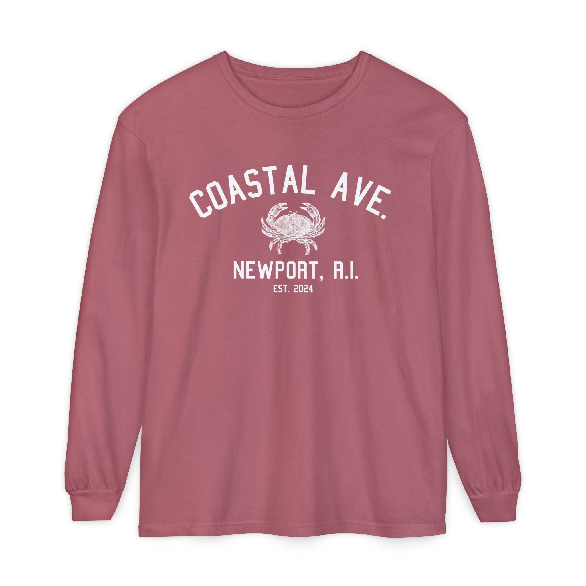 Coastal Ave. Long Sleeve Tee, Newport, Rhode Island