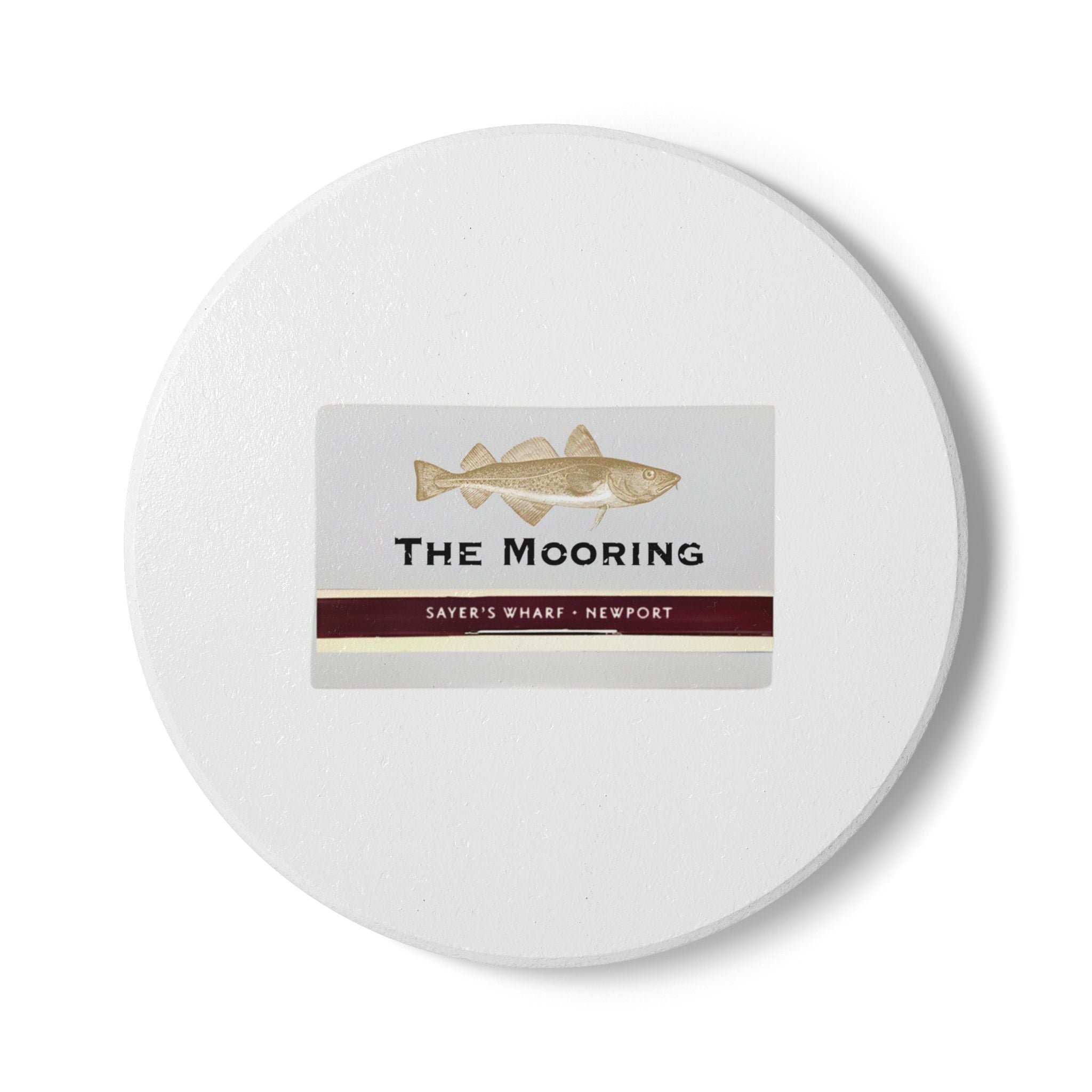 The Mooring, Newport, RI Ceramic Matchbox Coaster