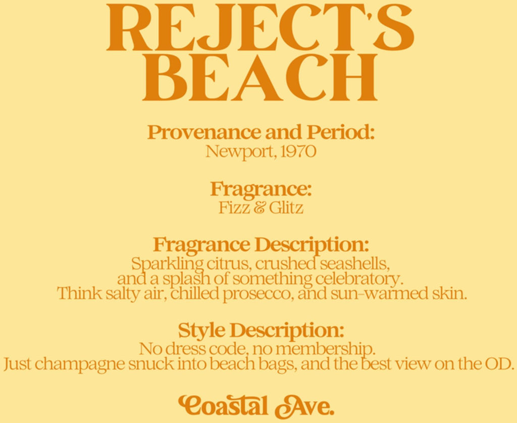 Rejects Beach Candle, Newport Rhode Island