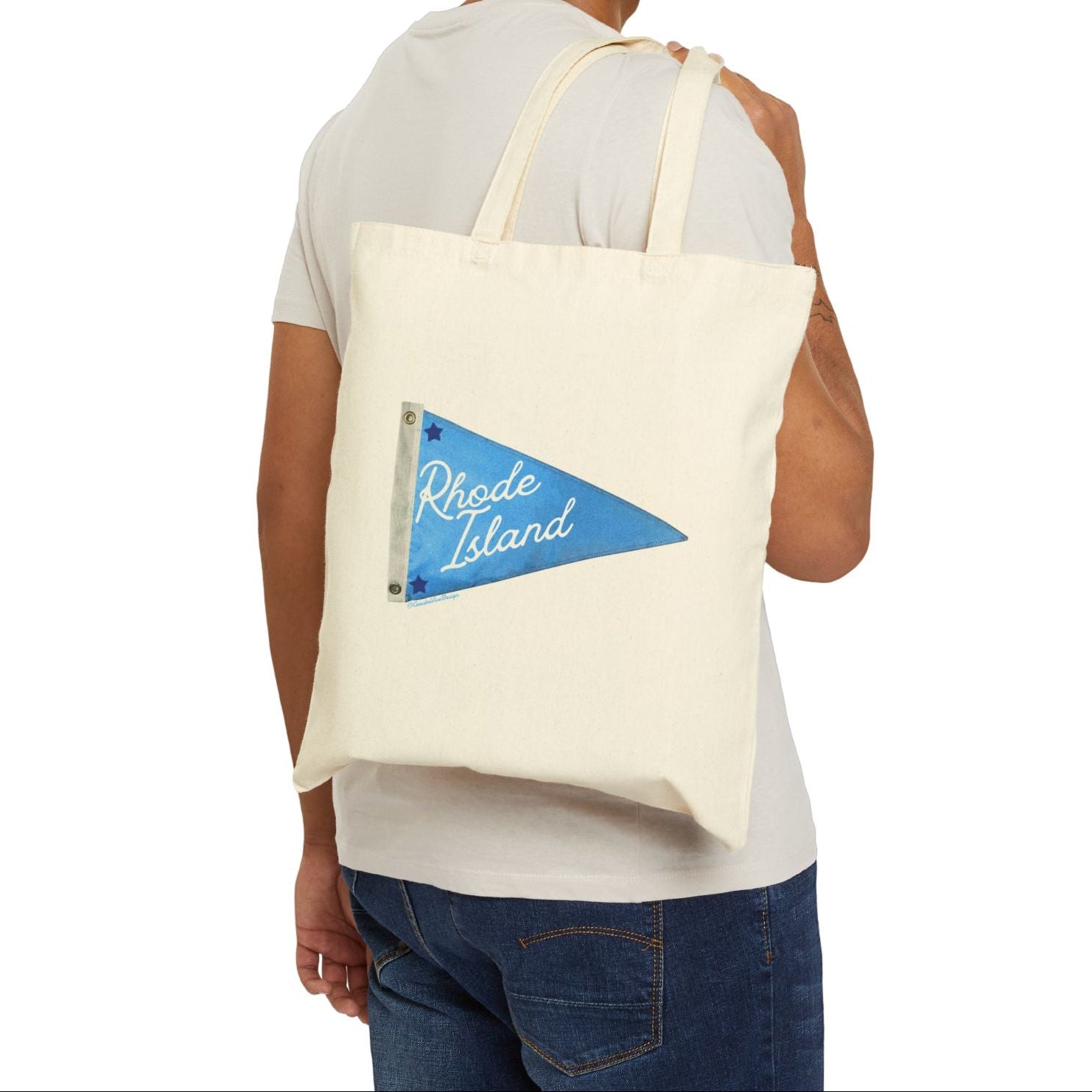 Rhode Island Pennant Beach Bag