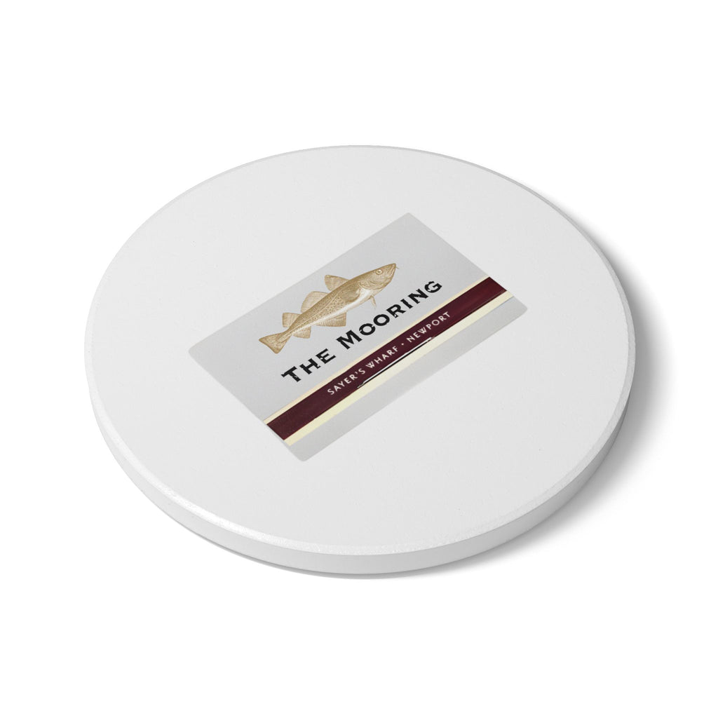 The Mooring, Newport, RI Ceramic Matchbox Coaster