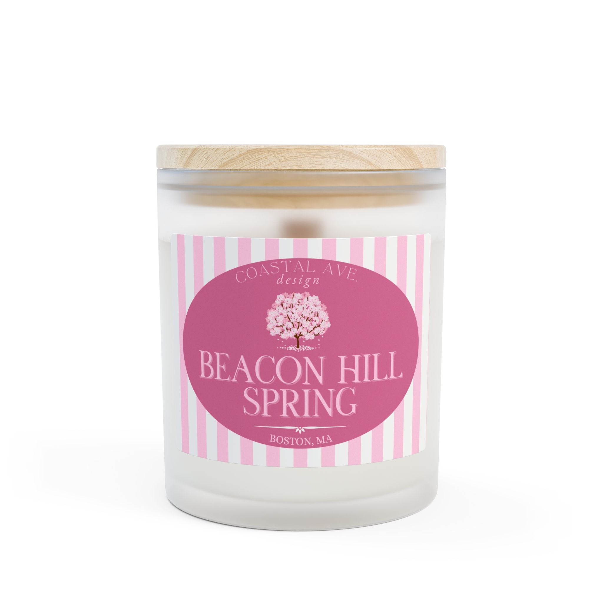 Beacon Hill Spring, Boston, MA Wood Wick Candle