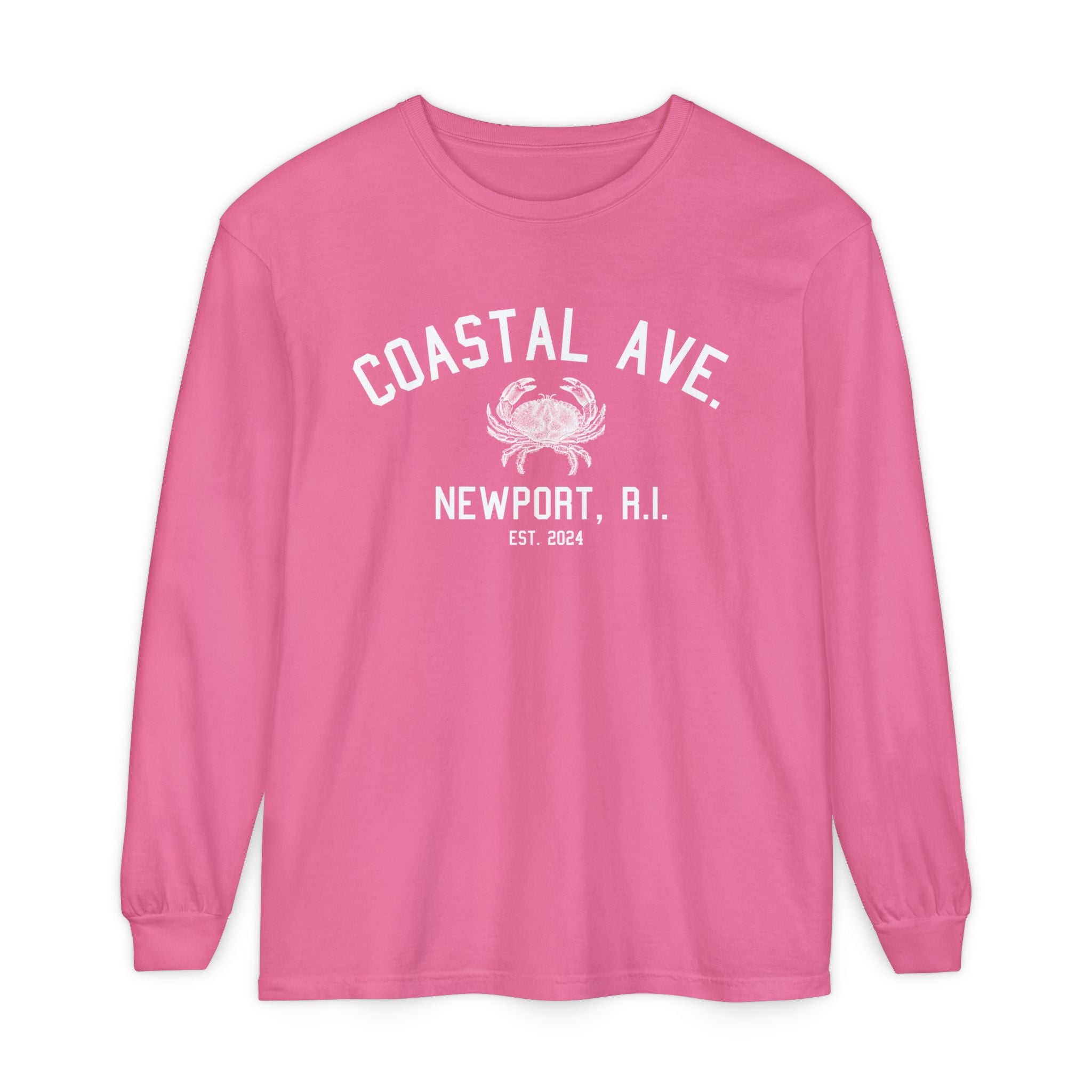 Coastal Ave. Long Sleeve Tee, Newport, Rhode Island