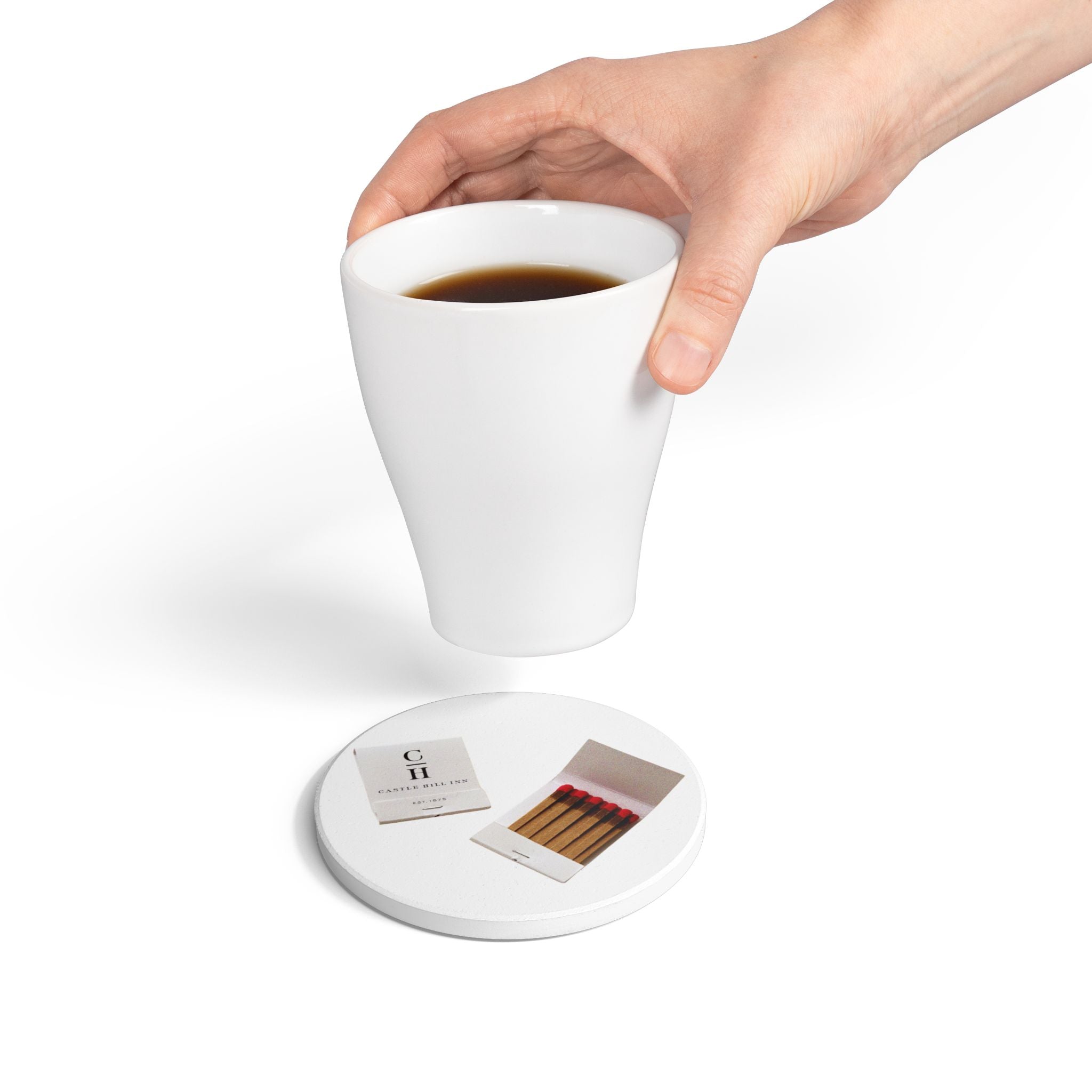 Castle Hill Inn, Newport RI Ceramic Matchbox Coaster