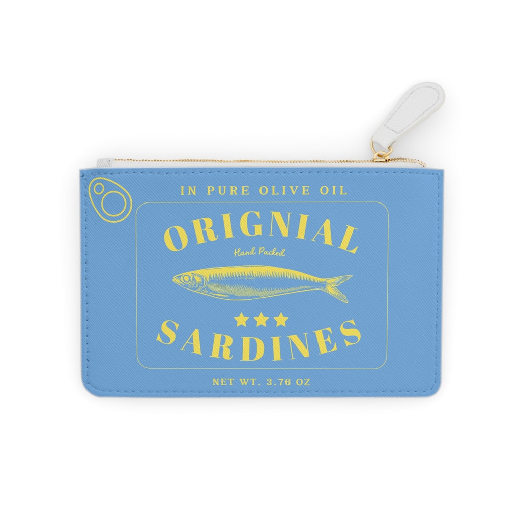 Sardines Mini Pouch in Blue