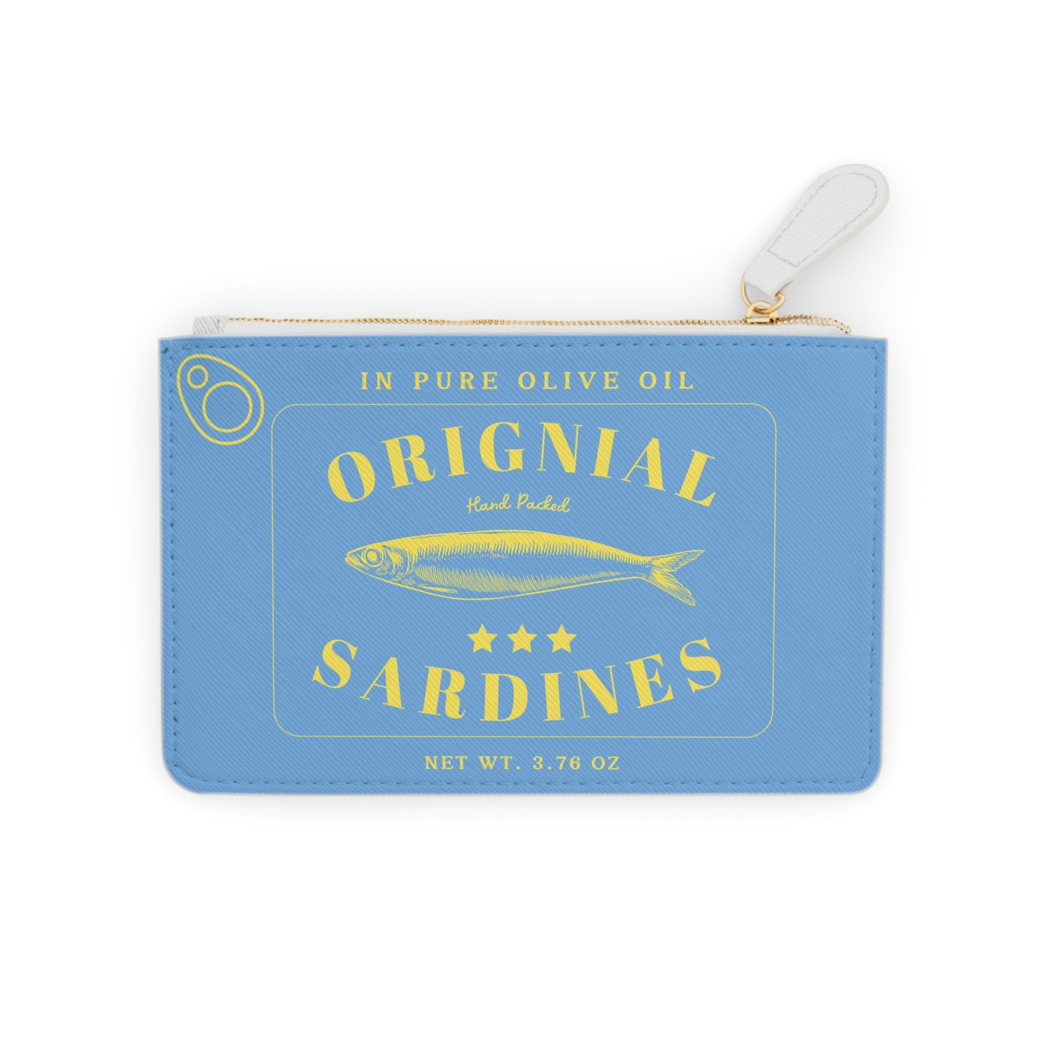 Sardines Mini Pouch in Blue