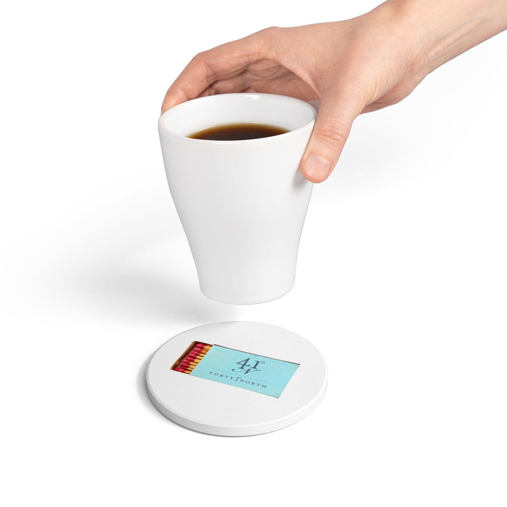 41 North, Newport, RI Ceramic Matchbox Coaster