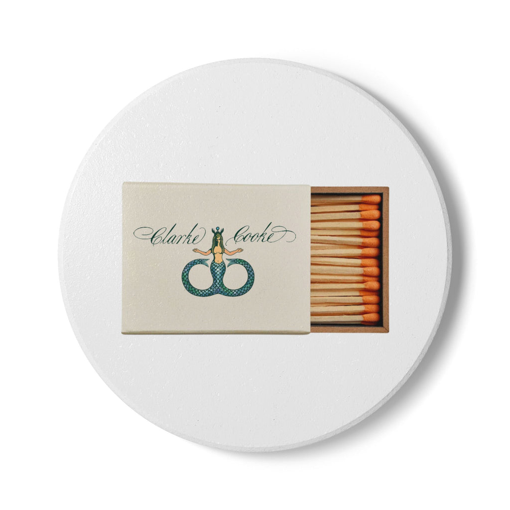 Clarke Cooke House, Newport RI Ceramic Matchbox Coaster