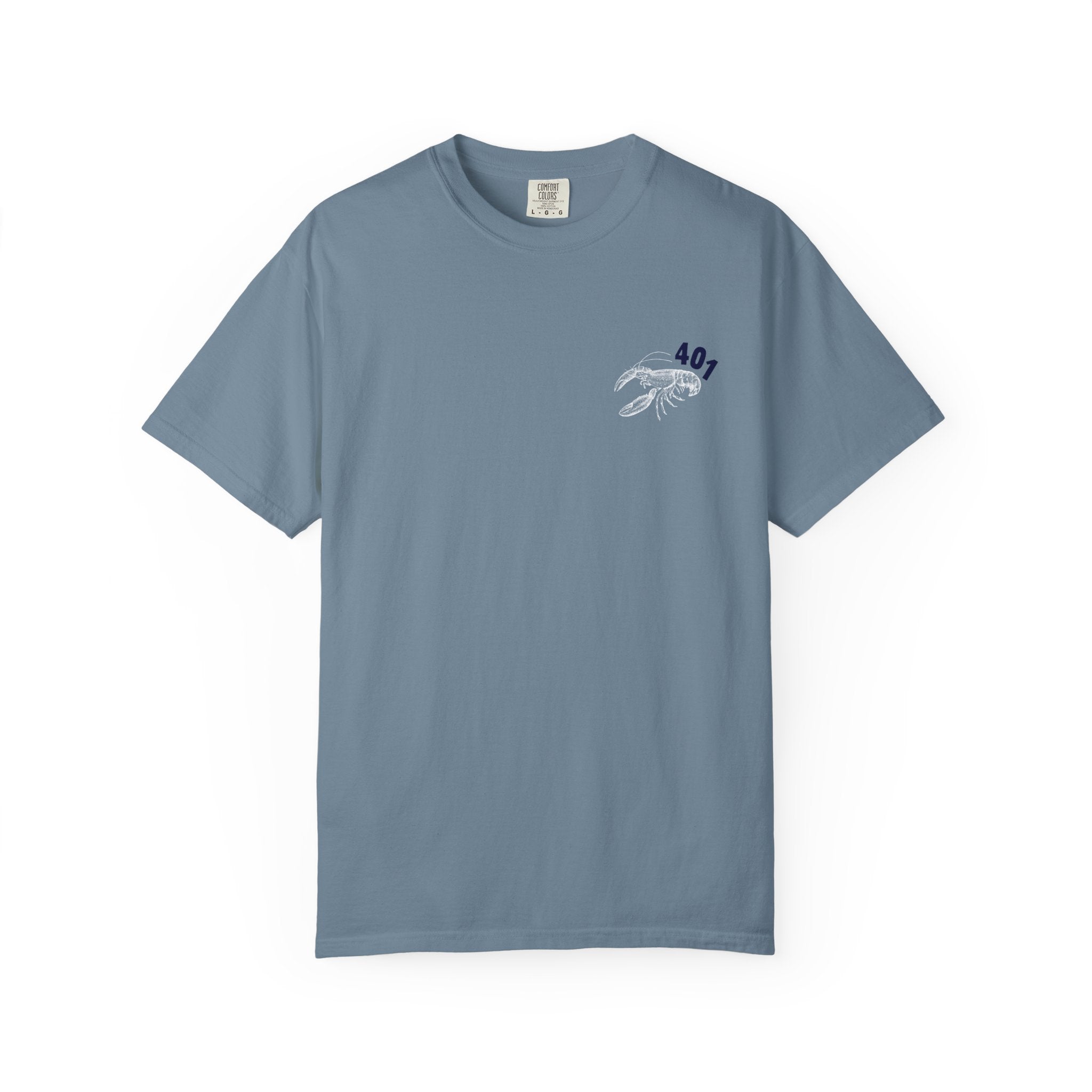 Fresh From The Port Tee in Ice Blue