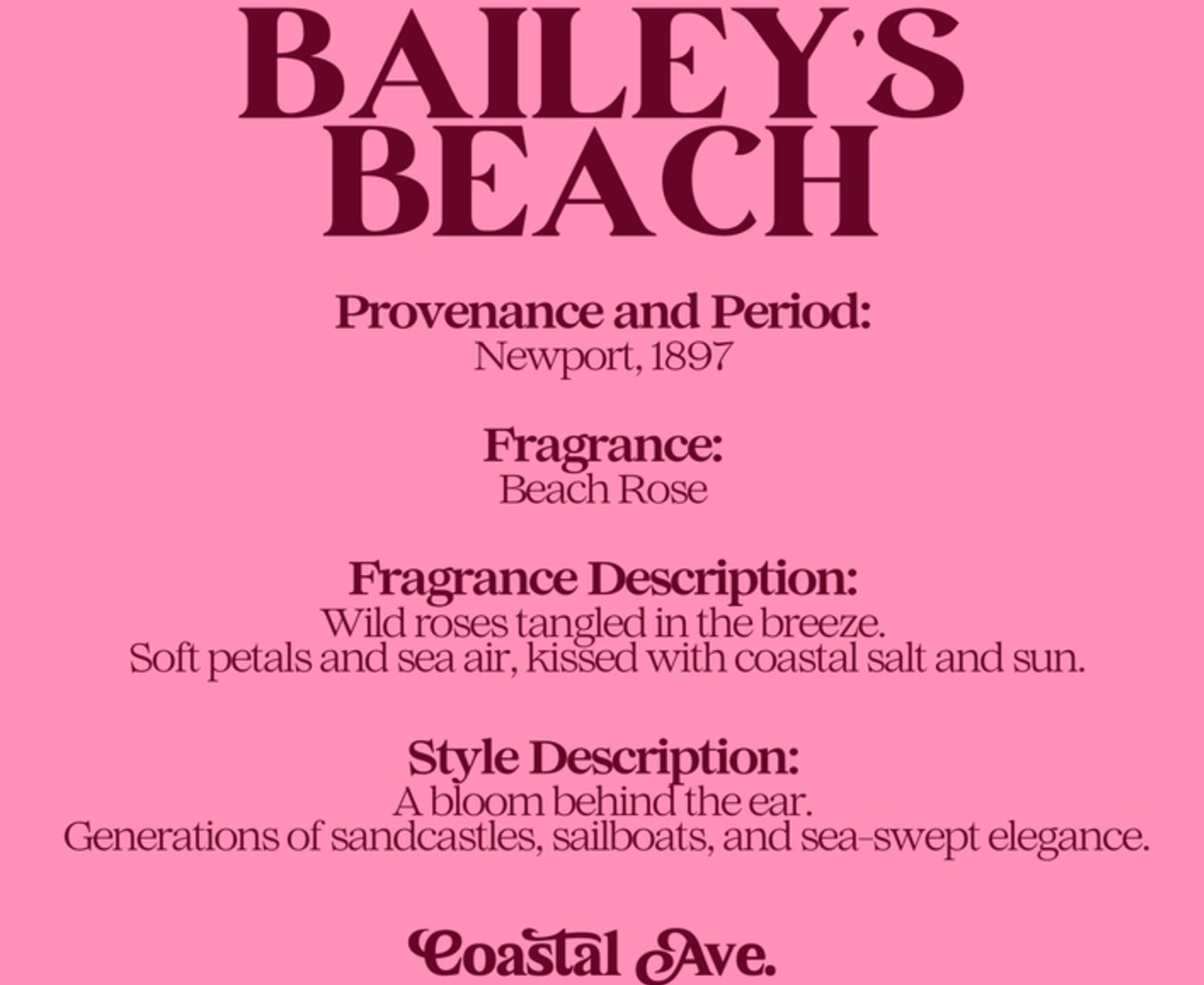 Baileys Beach Candle, Newport Rhode Island