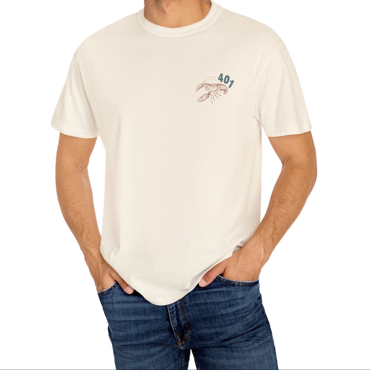 Fresh From The Port Tee in Ivory