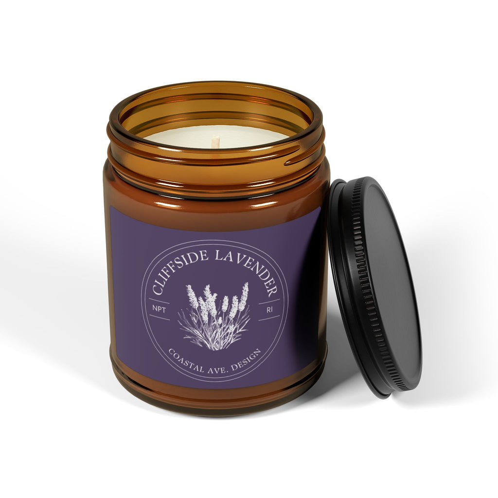 Crisp Cliffside Lavender Candle, Newport RI Fall Candle Series