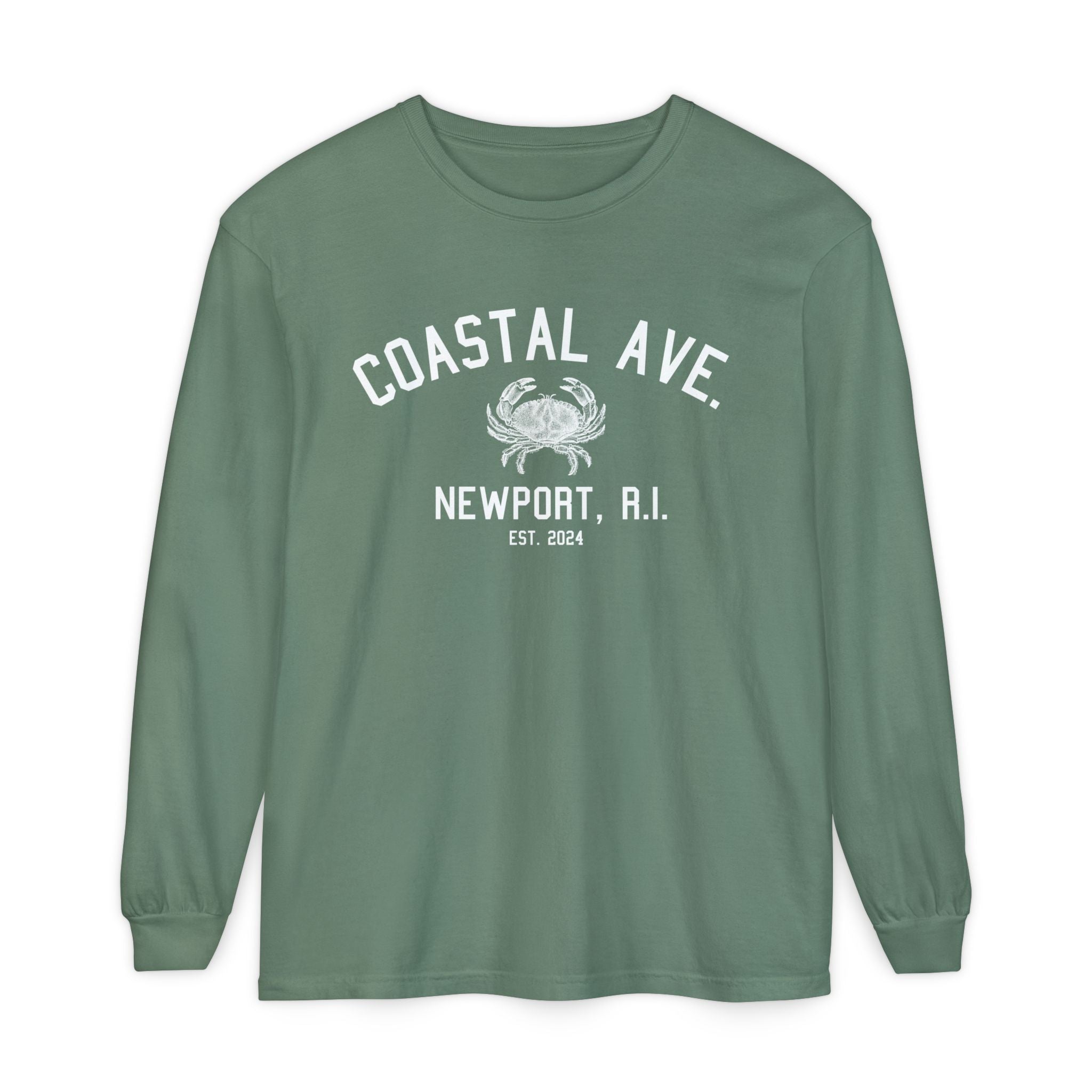 Coastal Ave. Long Sleeve Tee, Newport, Rhode Island