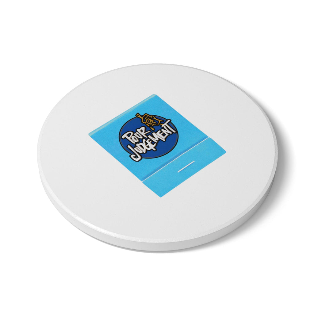 Pour Judgement (Pjs), Newport RI Ceramic Matchbox Coaster