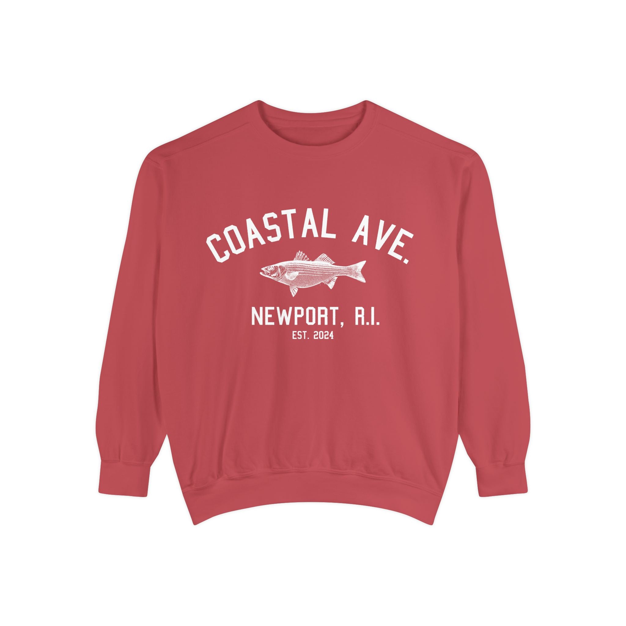Coastal Ave. Design Newport, R.I. Crew Neck Sweatshirt