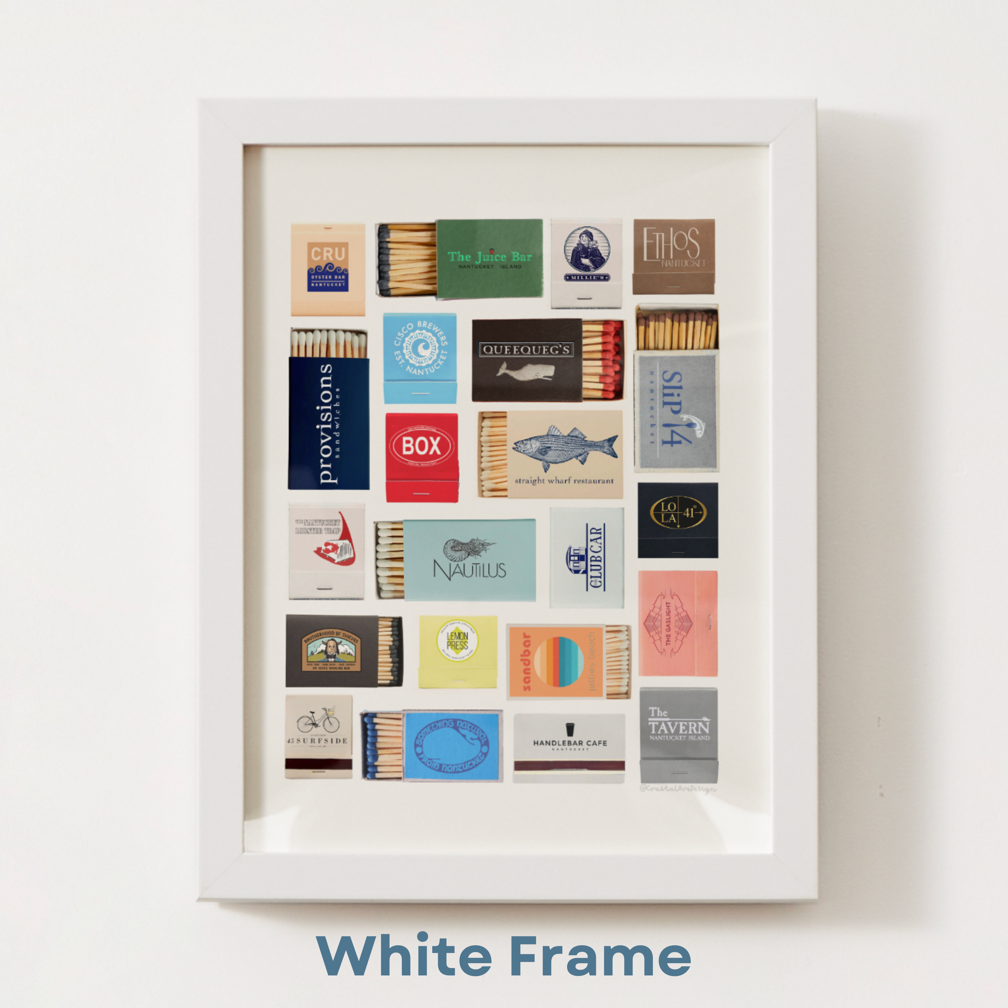 Newport, Rhode Island Matchbox Print