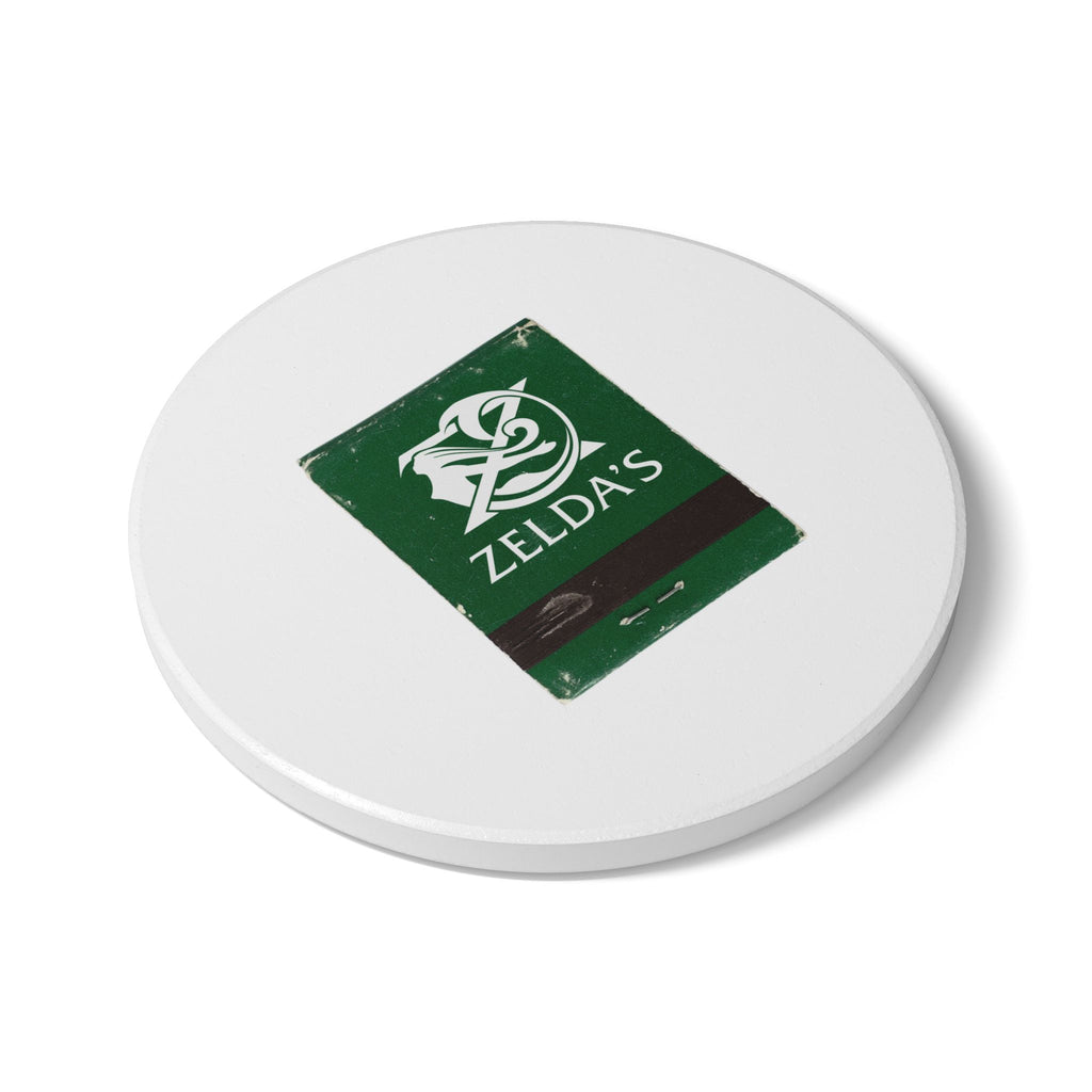 Zeldas, Newport RI Ceramic Matchbox Coaster
