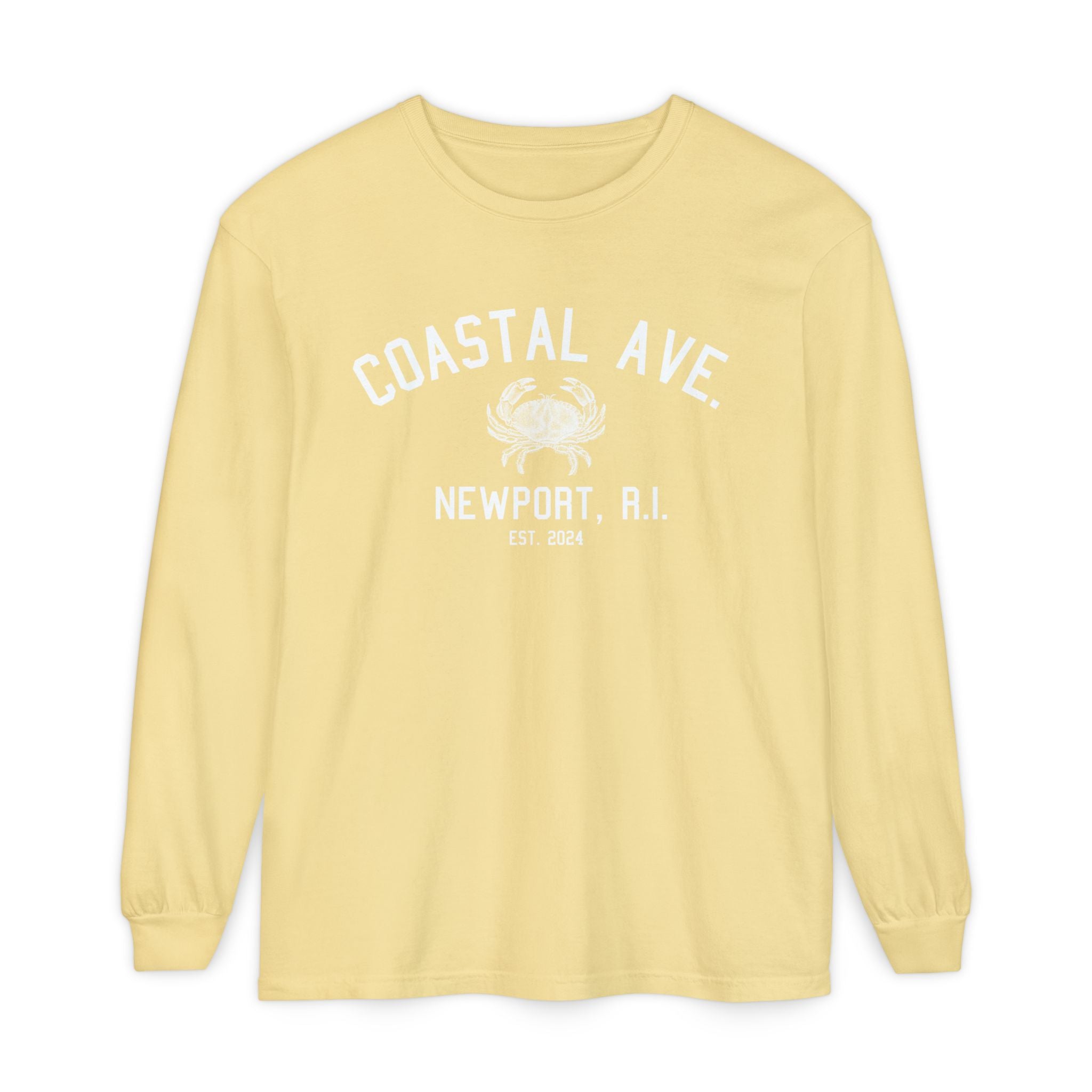 Coastal Ave. Long Sleeve Tee, Newport, Rhode Island