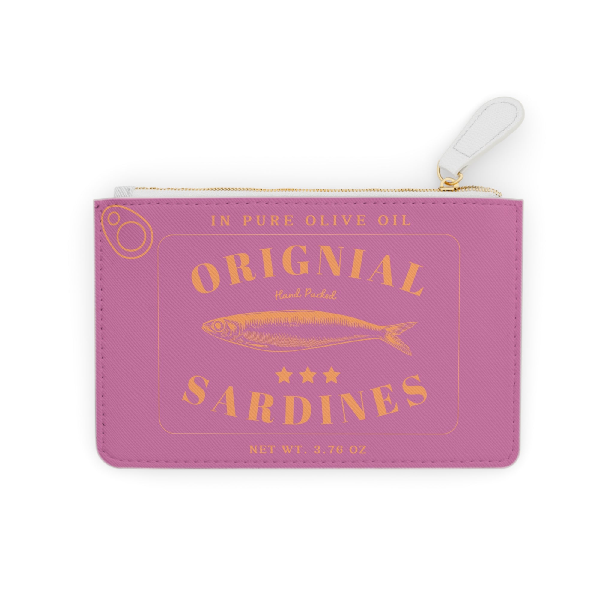 Pink Sardines Mini Pouch in Pink