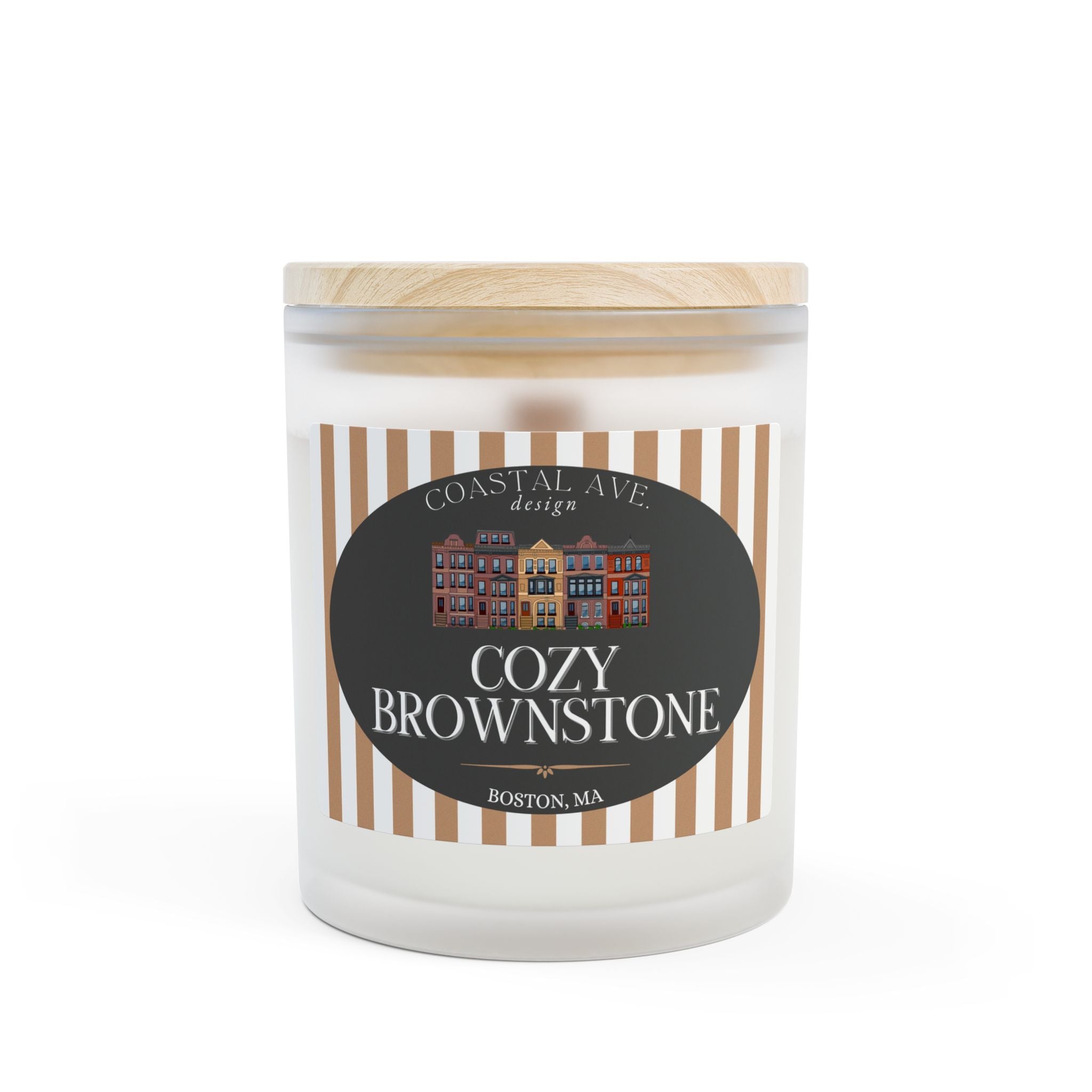 Cozy Brownstone, Boston, MA Wood Wick Candle