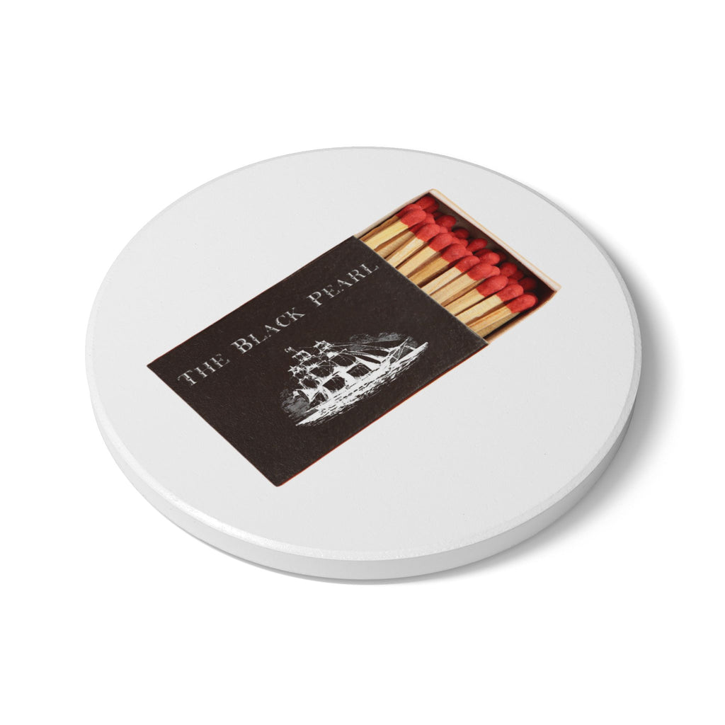 The Black Pearl, Newport RI Ceramic Matchbox Coaster