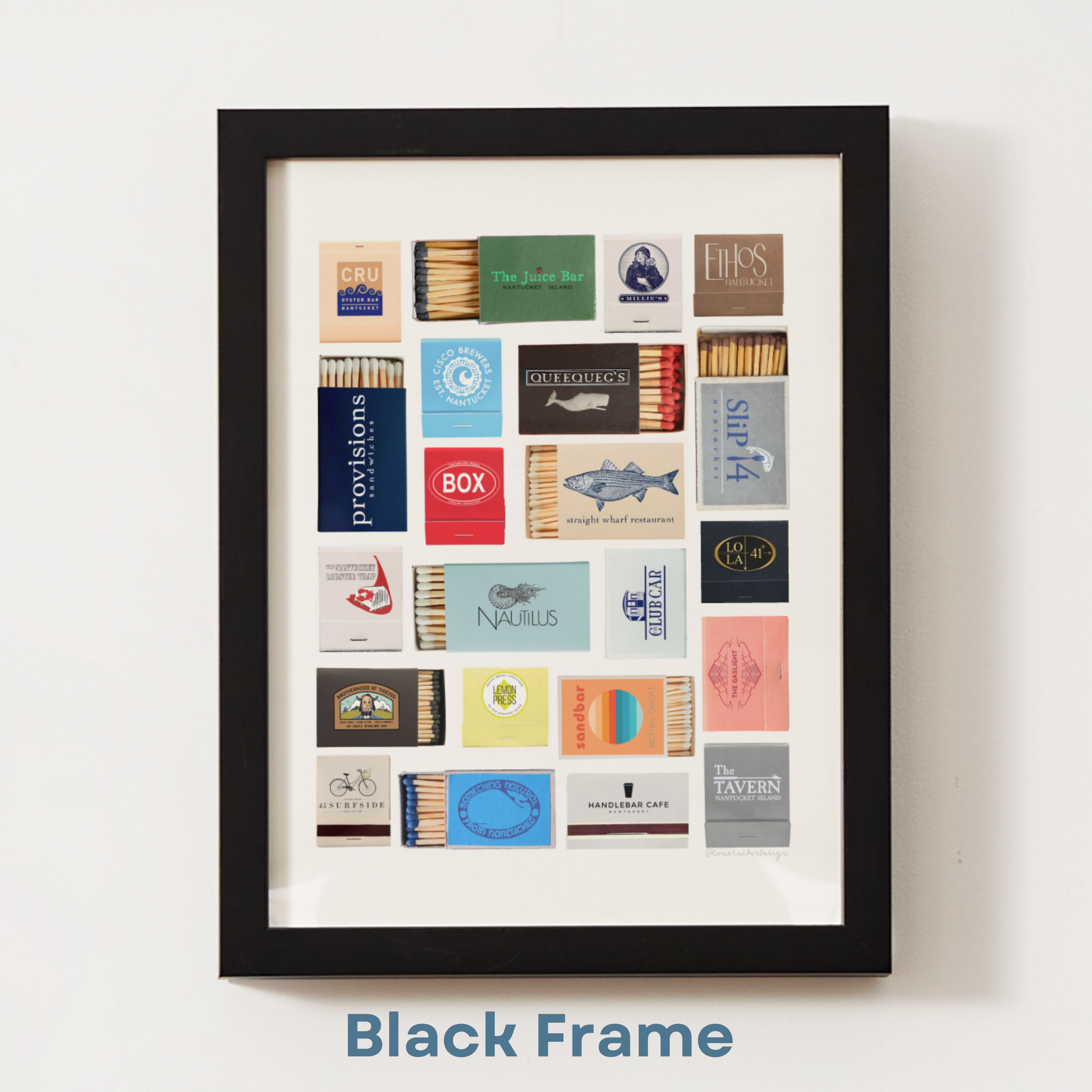 Newport, Rhode Island Matchbox Print