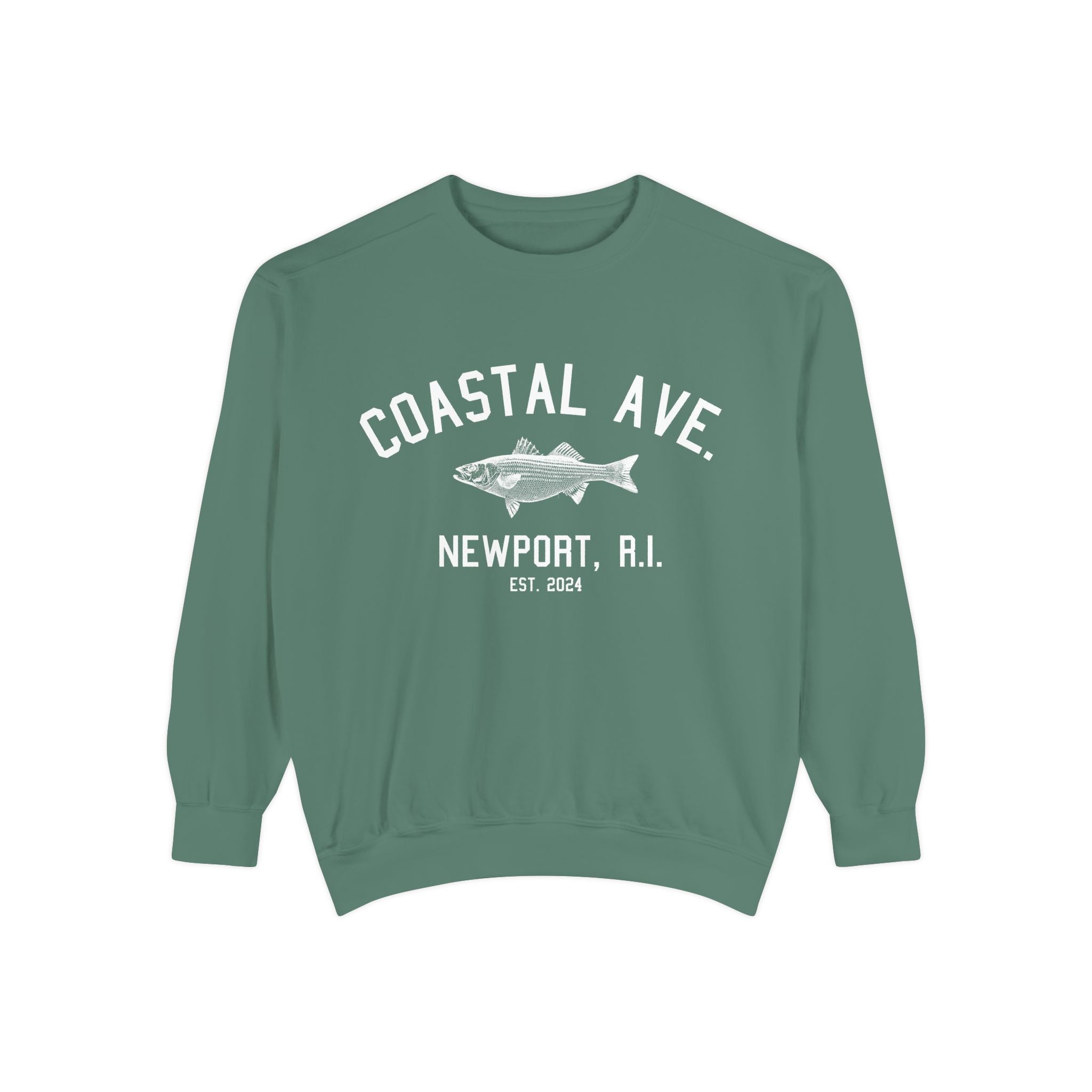 Coastal Ave. Design Newport, R.I. Crew Neck Sweatshirt