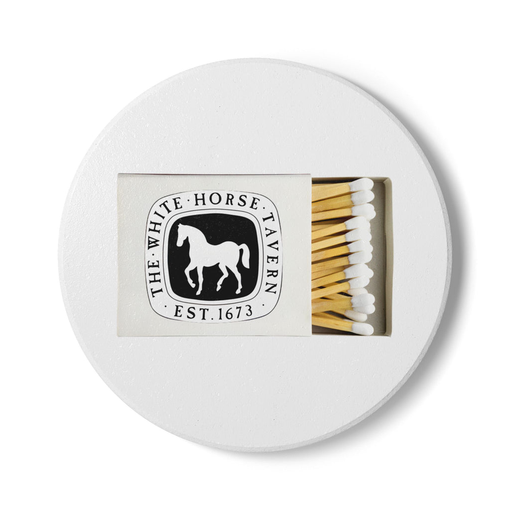 White Horse Tavern, Newport RI Ceramic Matchbox Coaster