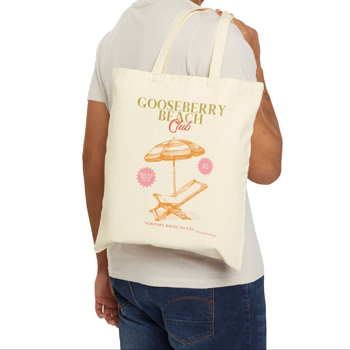 Gooseberry Beach Club Tote Bag