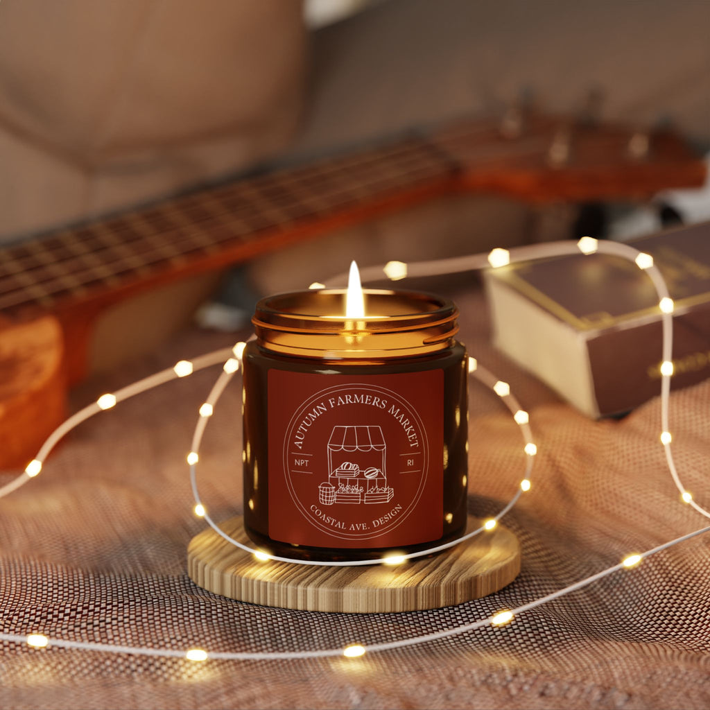 Autumn Farmers Market Candle, Newport RI Fall Candle Series