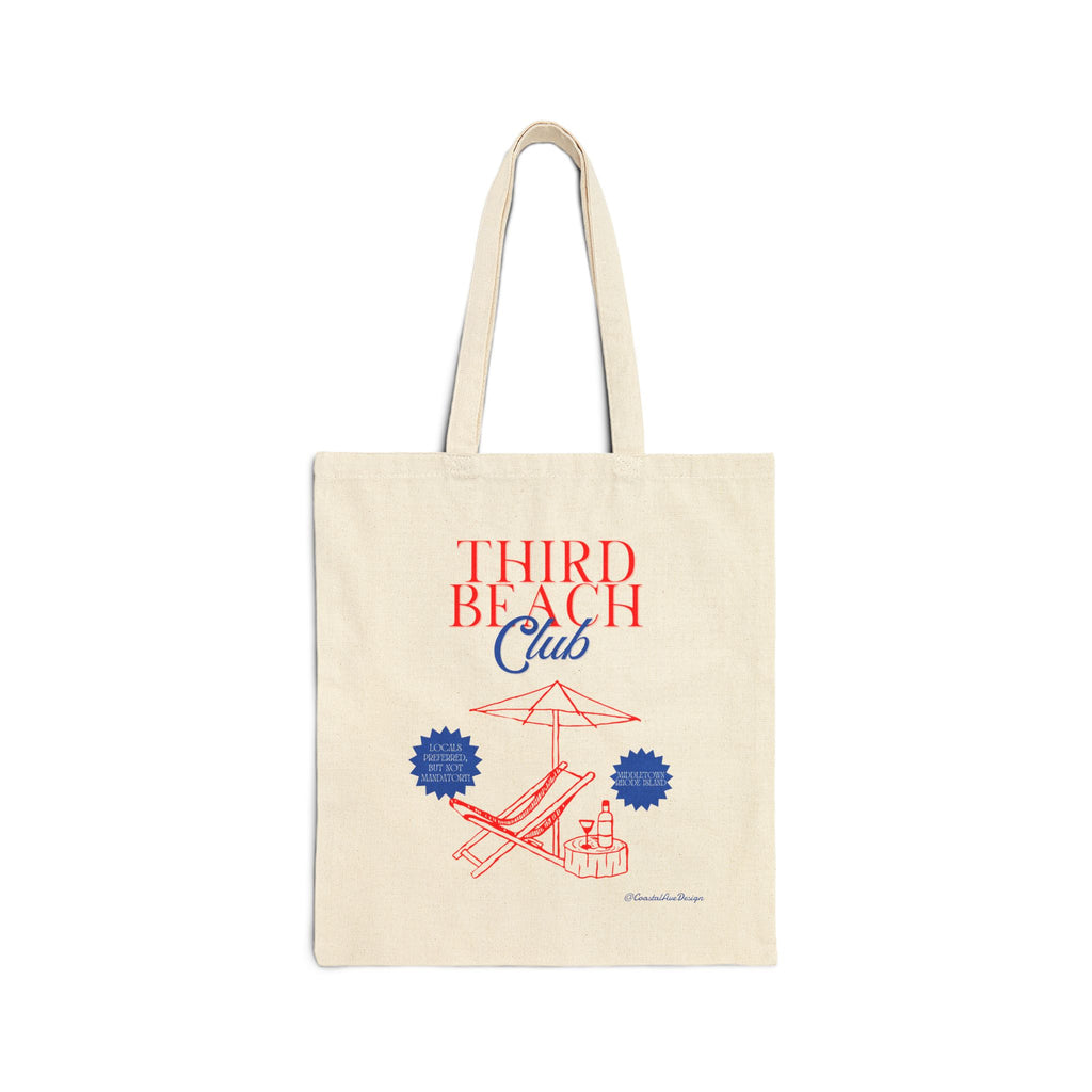 Third Beach Club Tote Bag: Newport / Middletown, RI