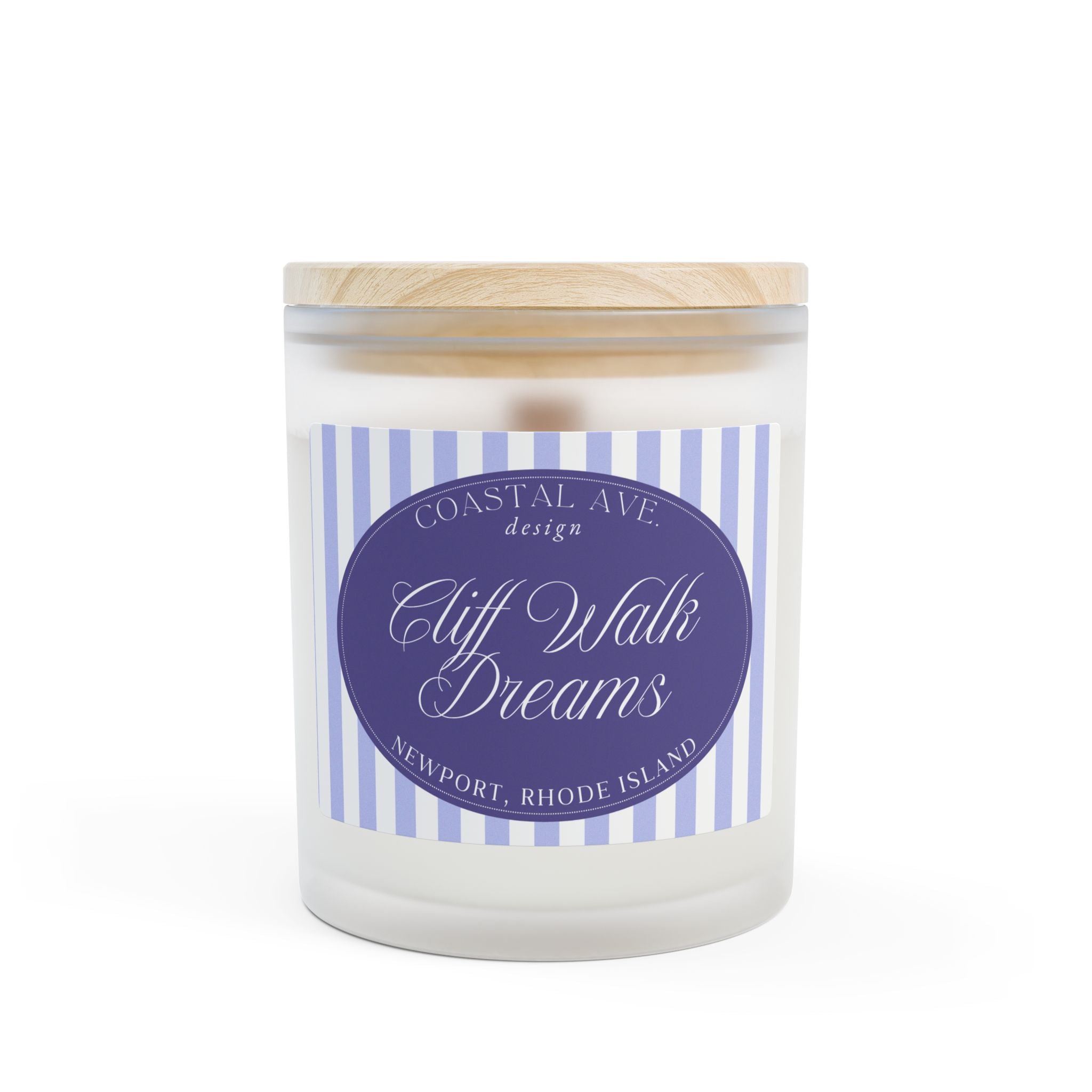 Cliff Walk Dreams, Newport, RI Wood Wick Candle