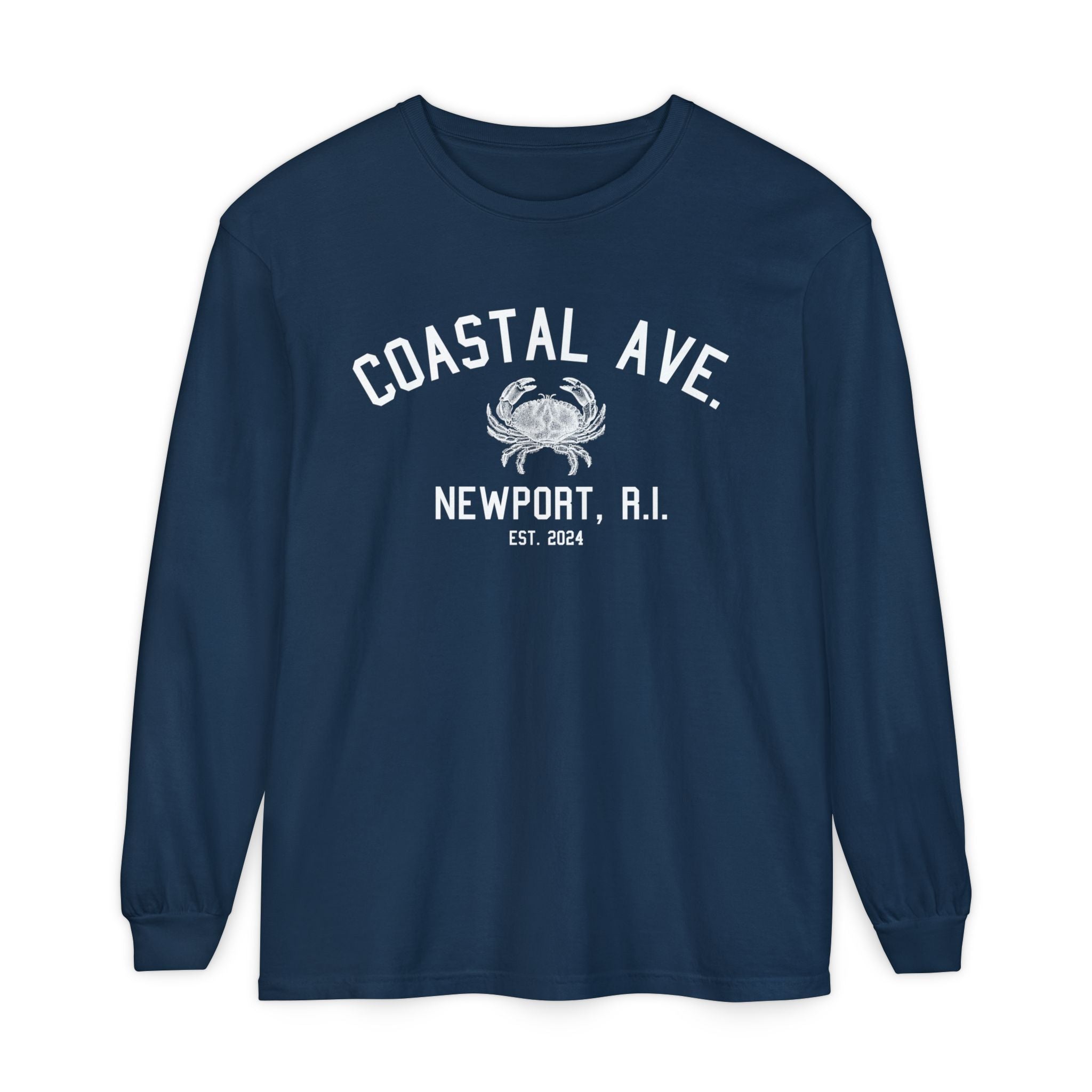 Coastal Ave. Long Sleeve Tee, Newport, Rhode Island