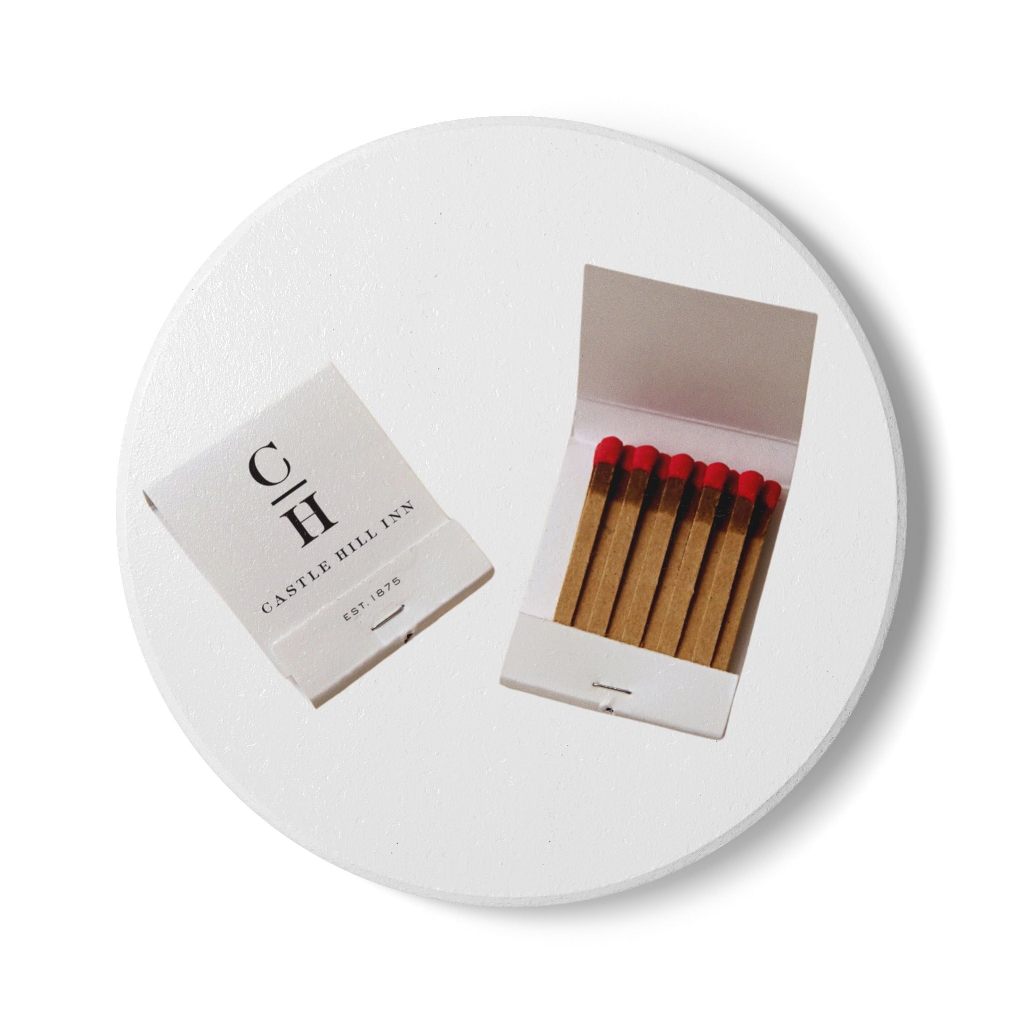 Castle Hill Inn, Newport RI Ceramic Matchbox Coaster