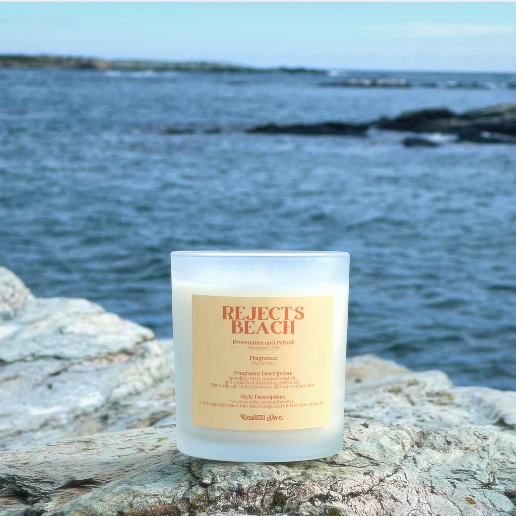 Rejects Beach Candle, Newport Rhode Island
