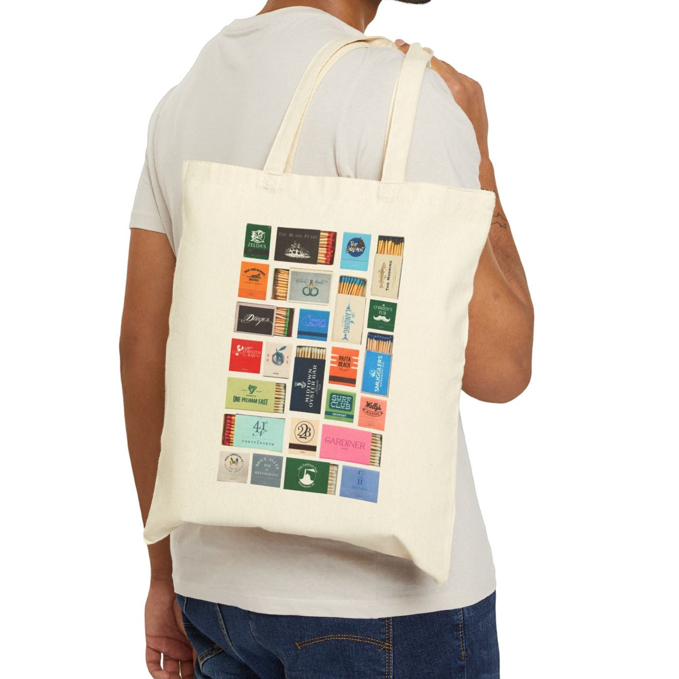 Newport Rhode Island Matchbook Tote Bag