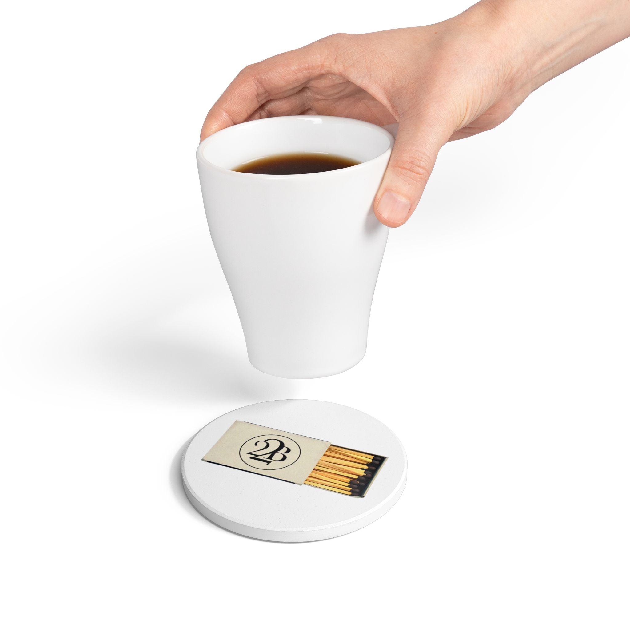 22 Bowen's, Newport RI Ceramic Matchbox Coaster