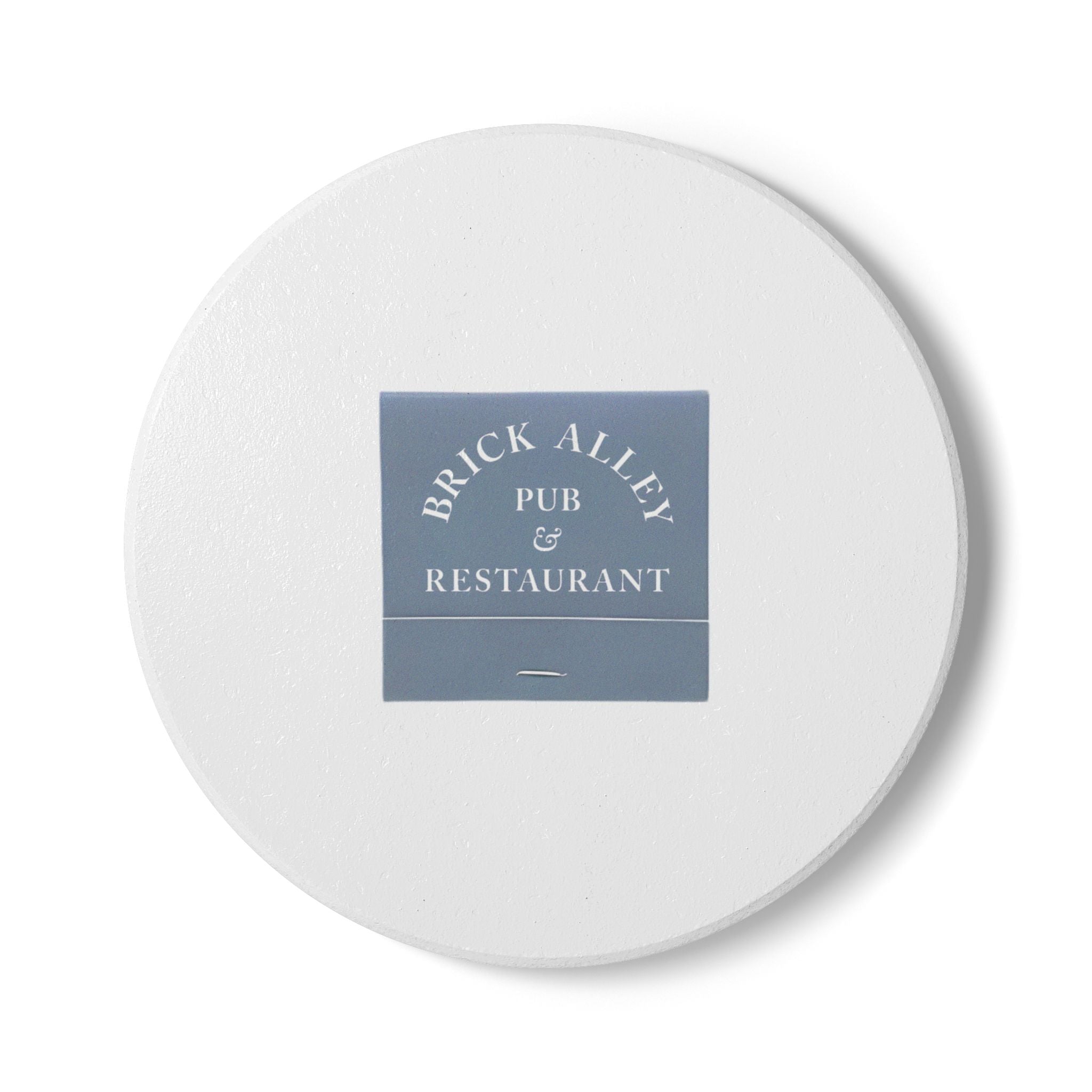 Brick Alley Pub, Newport RI Ceramic Matchbox Coaster, Iconic Newport Restaurant Series