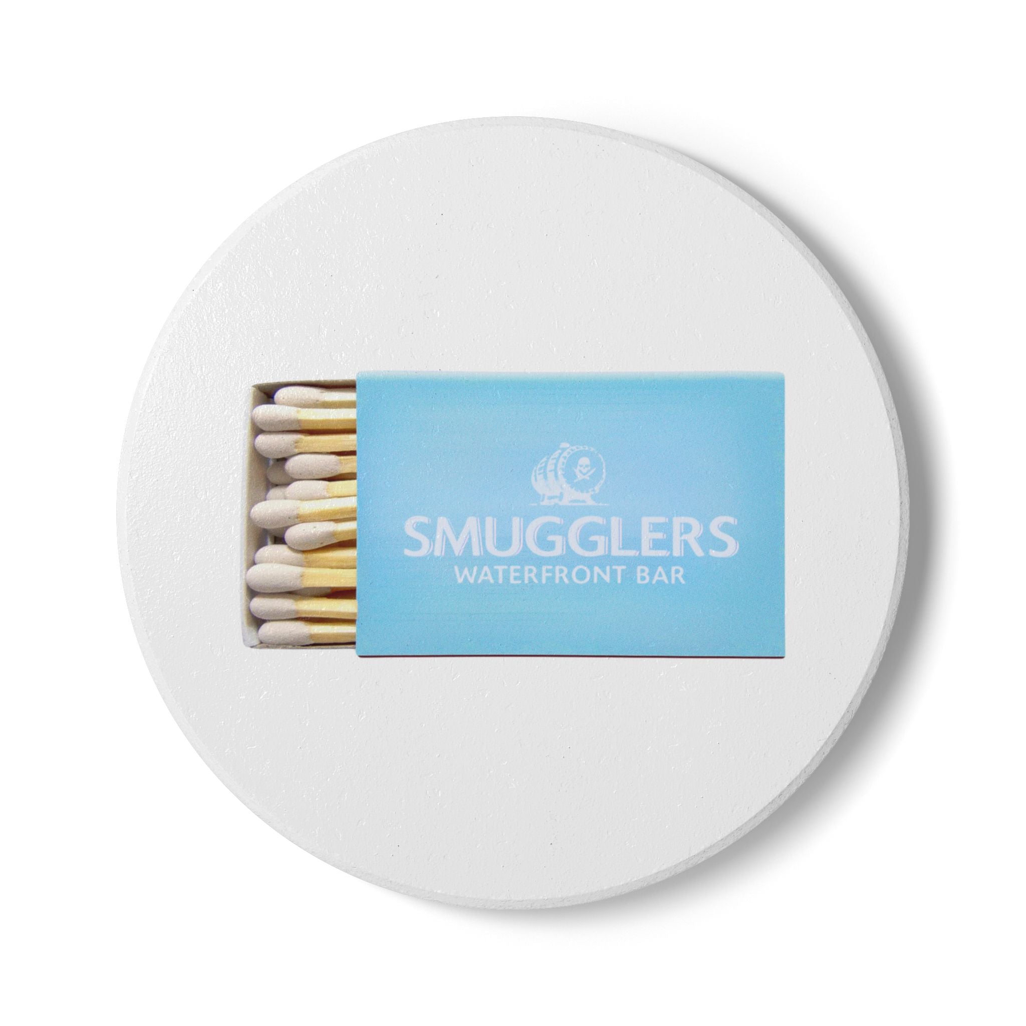 Smugglers, Newport RI Ceramic Matchbox Coaster