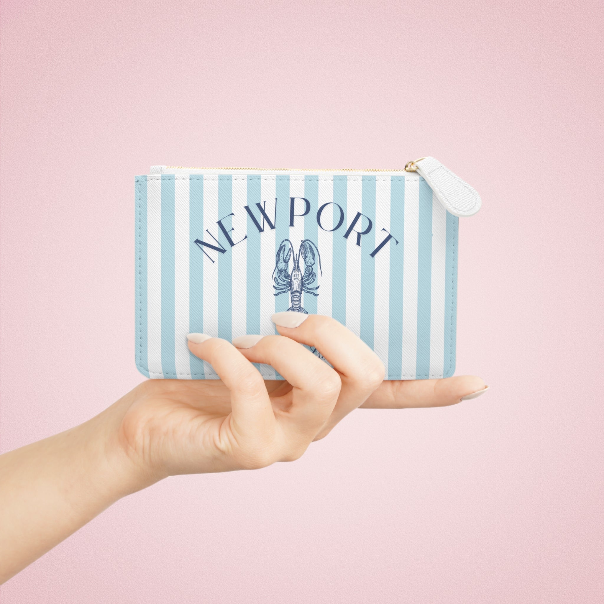 Newport, RI Striped Lobster Pouch