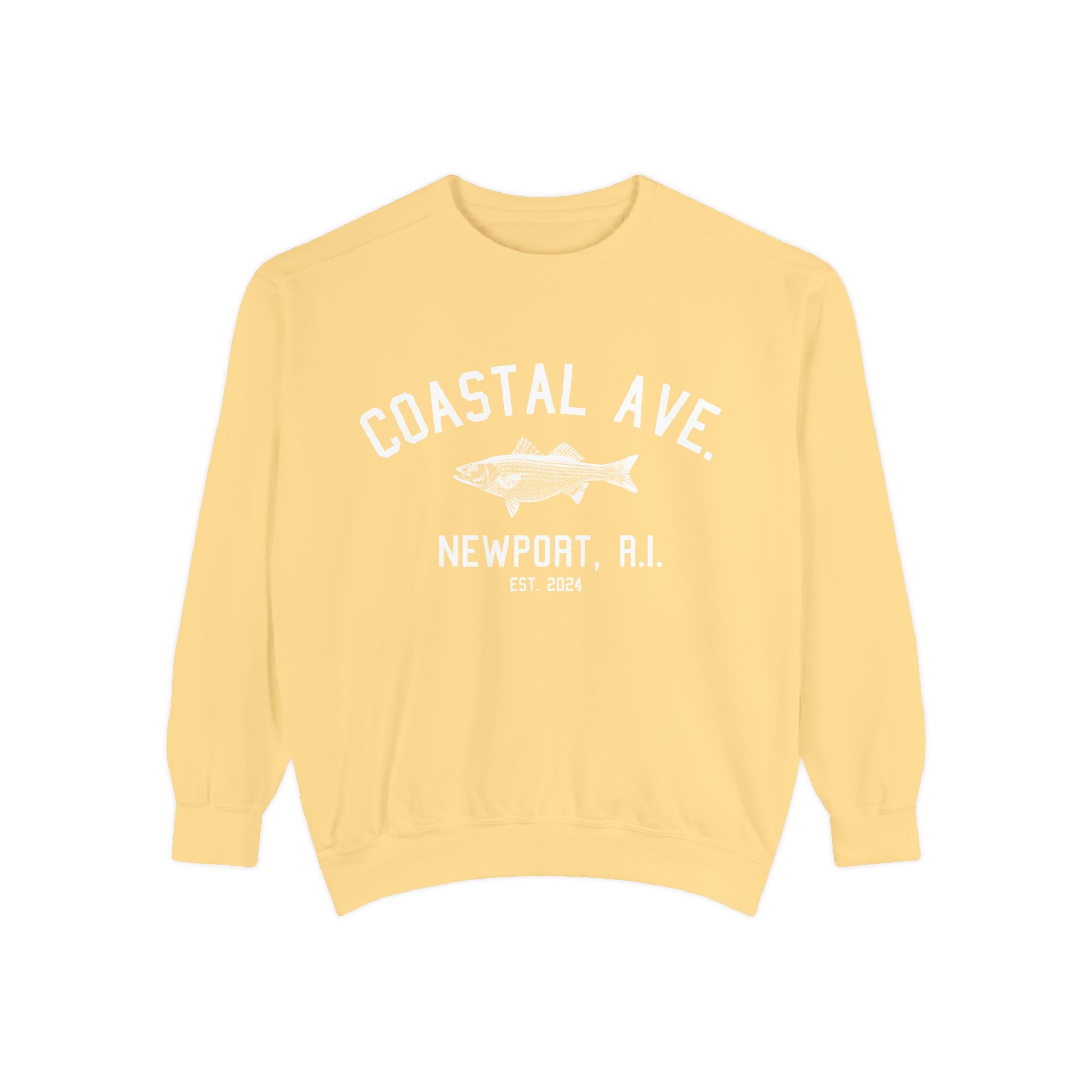 Coastal Ave. Design Newport, R.I. Crew Neck Sweatshirt